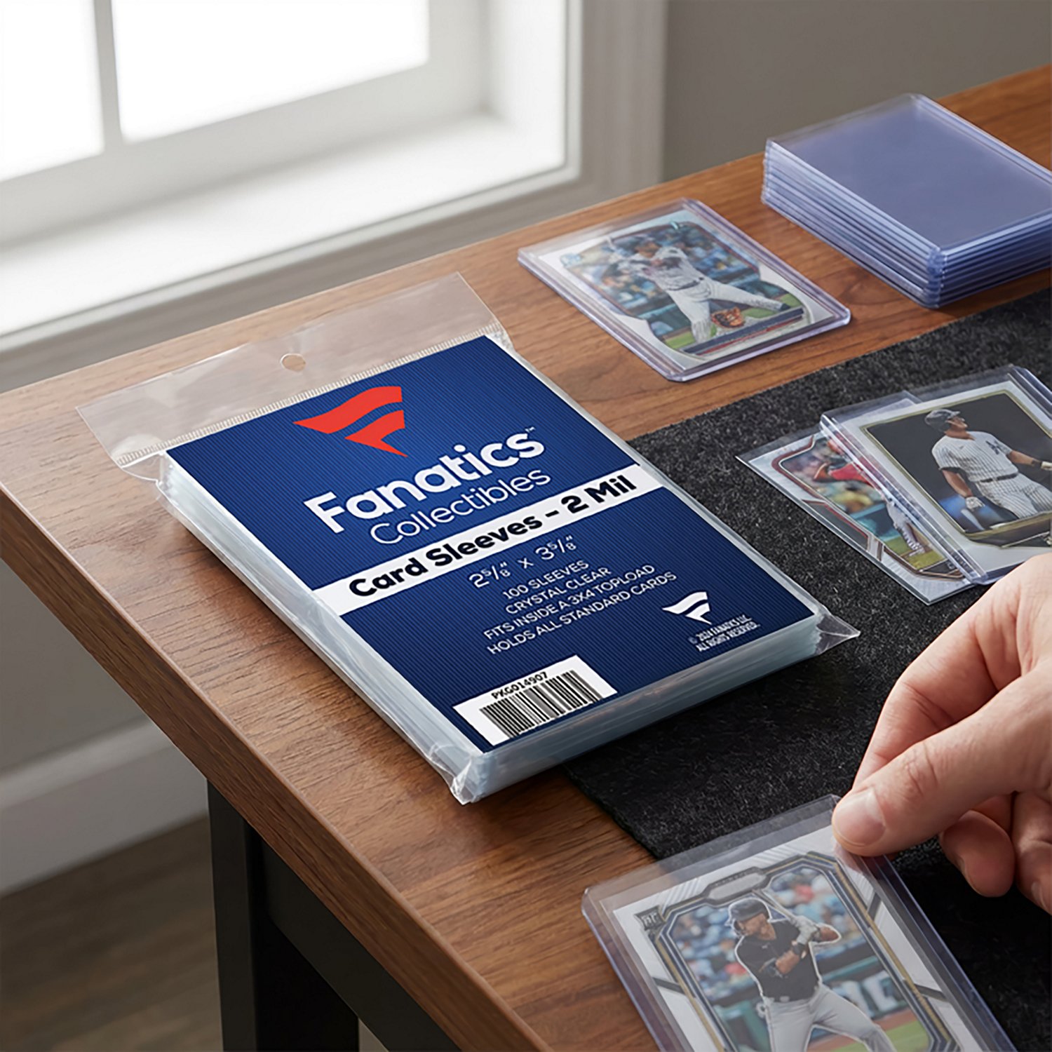 Fanatics 2-mil Soft Card Sleeves 100-Pack - view number 2