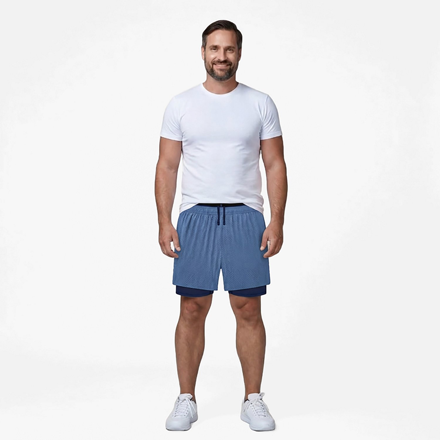 Chubbies Men's The Slate Skies Blocked Ultimate Training Shorts 5.5 in