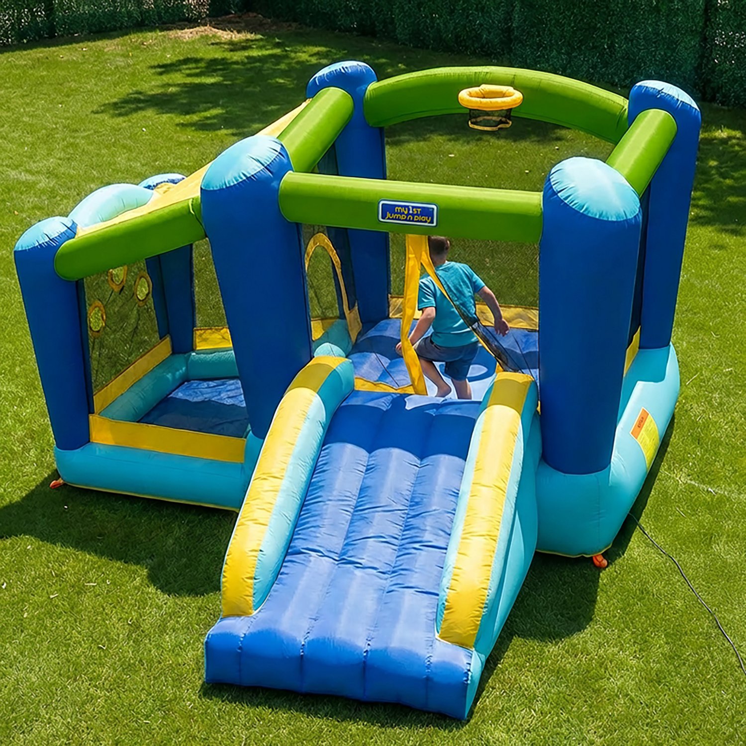 Sportspower My First Jump 'n Slide Bounce House with Ball Pit