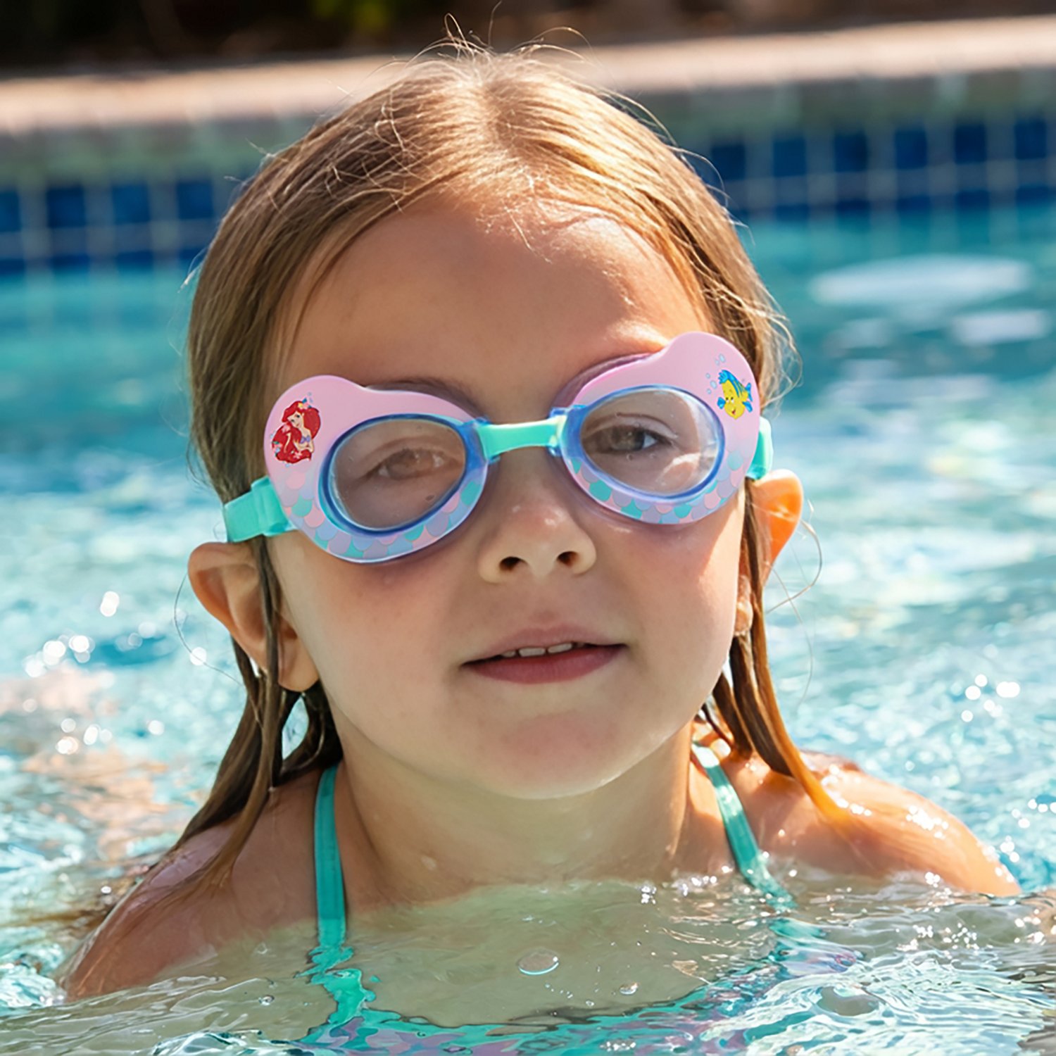 SwimWays Girls’ Ariel Licensed Swim Goggles  - view number 6