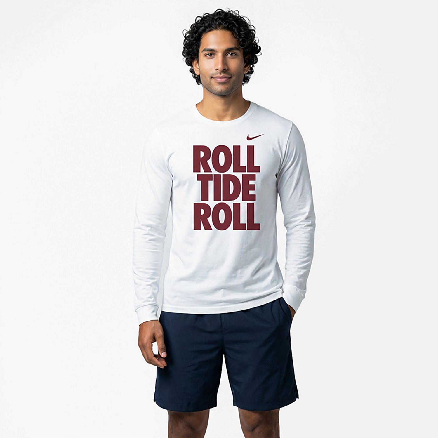 Nike Men's Alabama Slogan Double Sided Long Sleeve T-shirt - view number 2