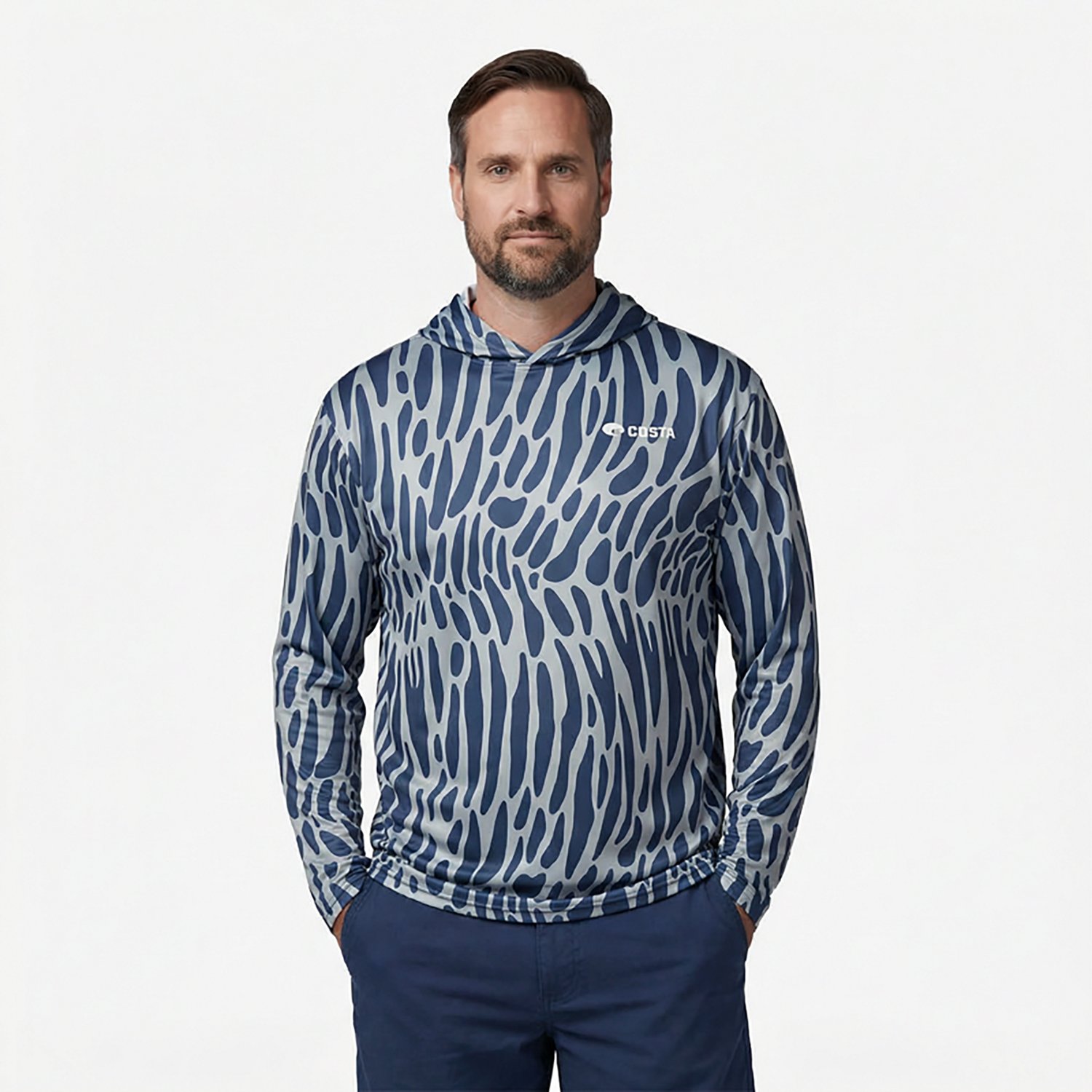 Costa Del Mar Men's Fishskins Hooded Performance Shirt - view number 2