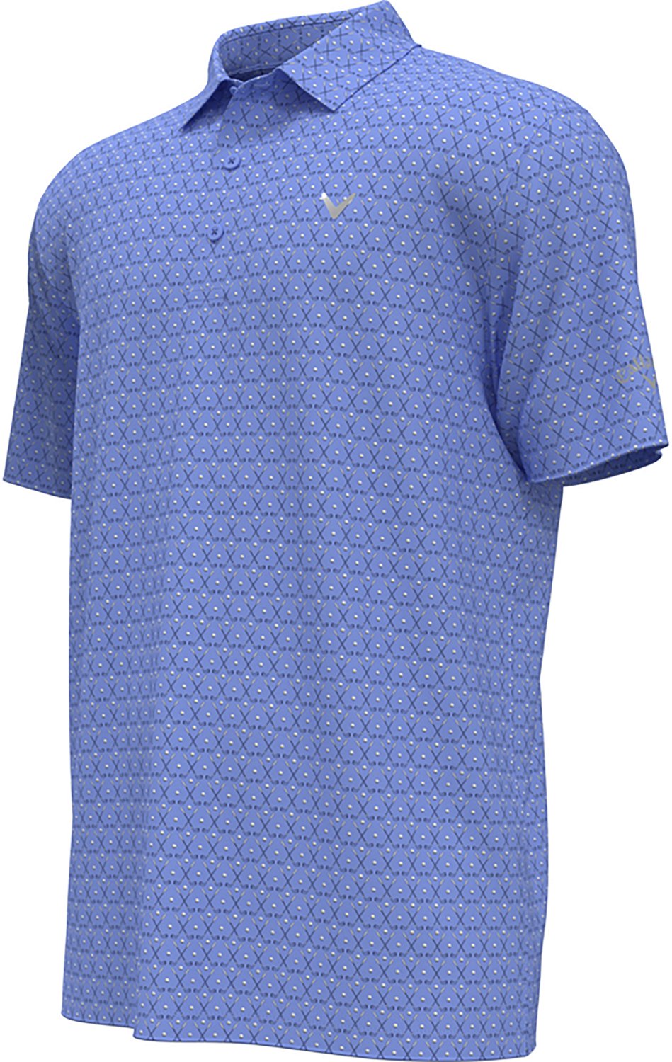 Callaway Boys' Argyle Allover Print Polo Shirt - view number 3