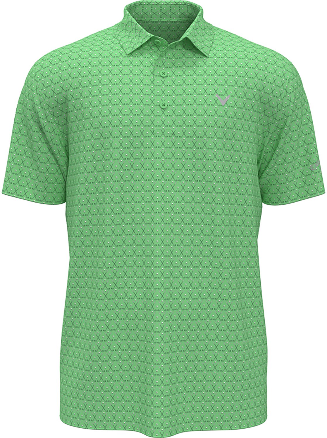 Callaway Boys' Argyle Allover Print Polo Shirt - view number 3
