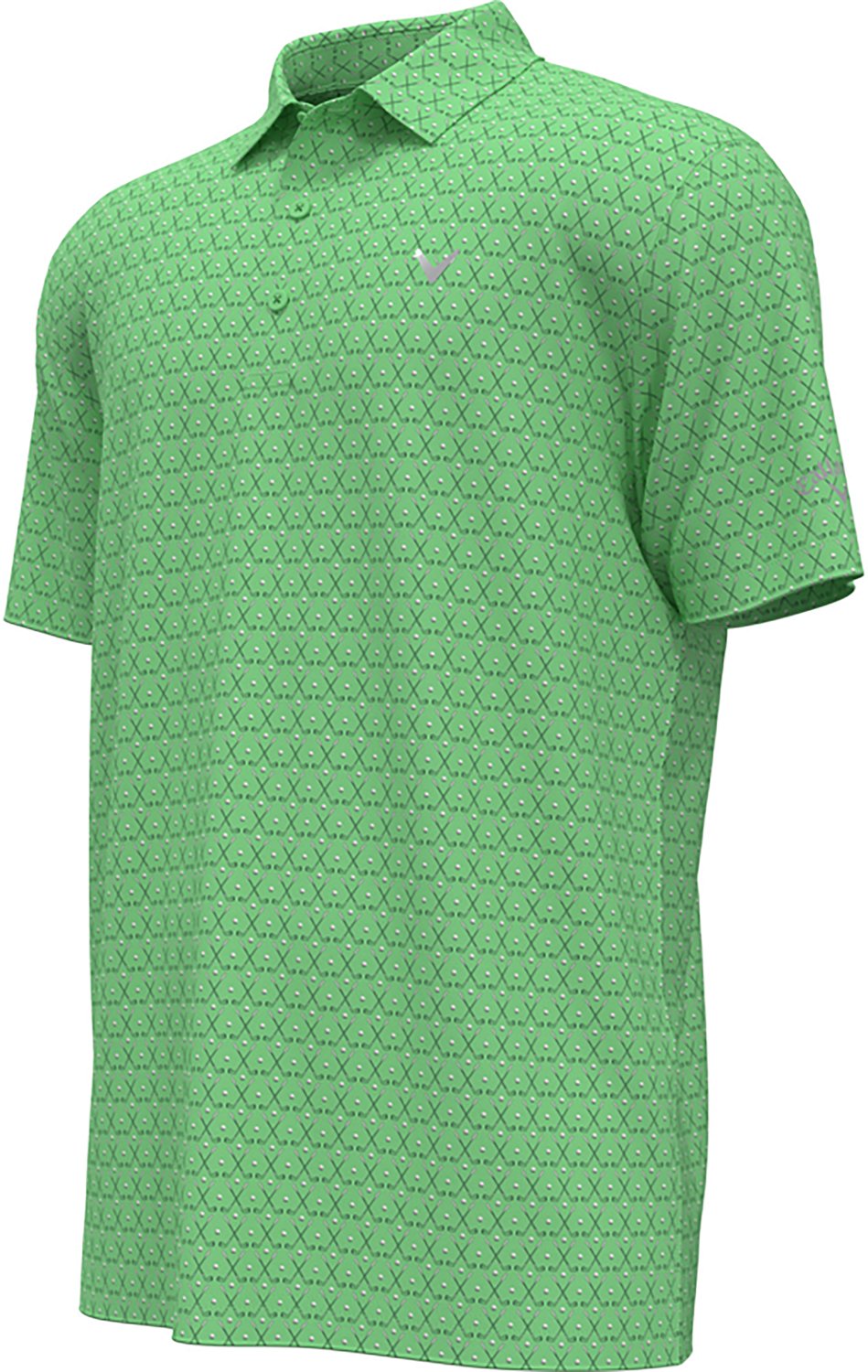 Callaway Boys' Argyle Allover Print Polo Shirt - view number 5