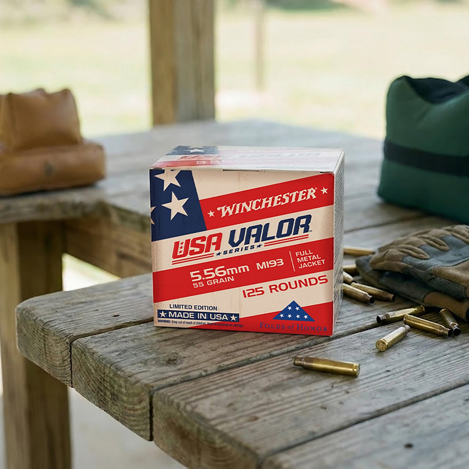 Winchester USA VALOR 5.56mm M193 55-Grain Centerfire Rifle Ammunition - 125 Rounds - view number 3