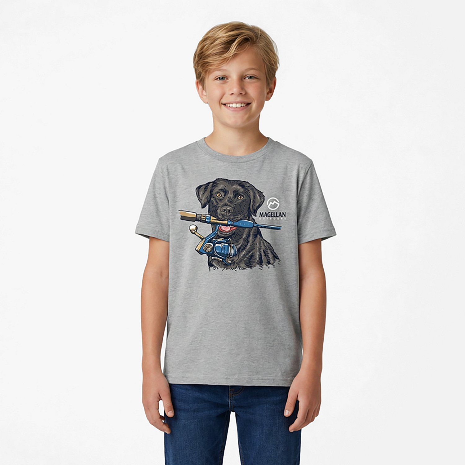 Magellan Outdoors Boys' Rod Pose Short Sleeve T-shirt - view number 2