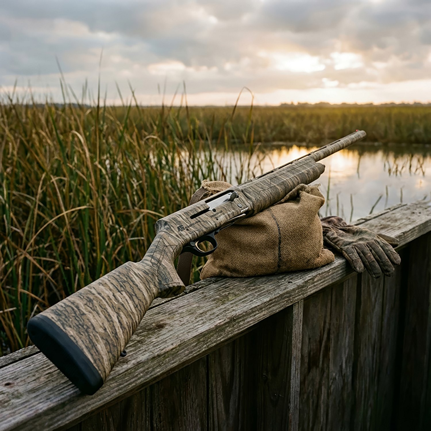 Browning A5 Camo Sweet Sixteen 16 Gauge Semiautomatic Shotgun - view number 3