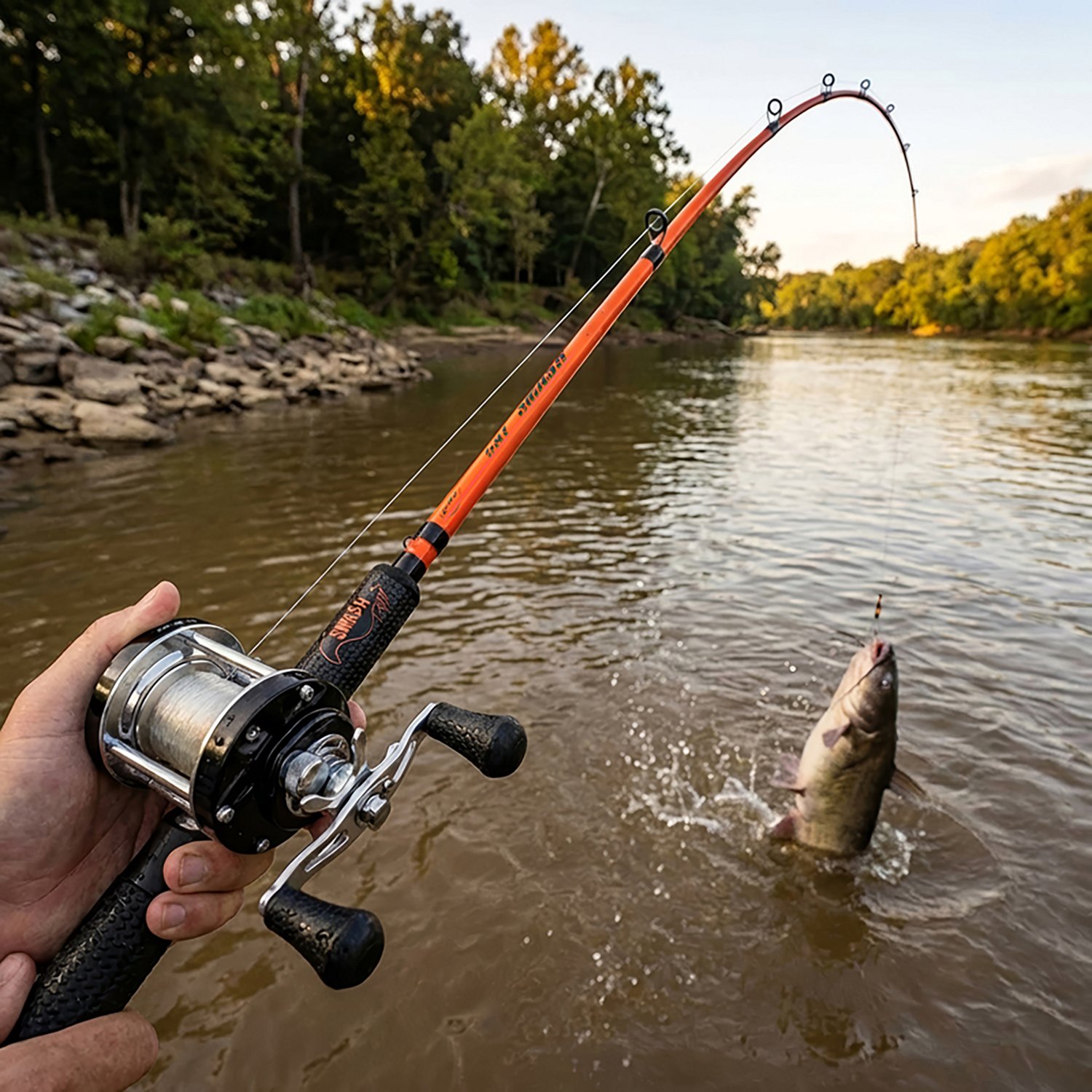 Lews MACH Cat Smash 7 ft 2 in MH Freshwater Casting Reel and Rod Combo - view number 4