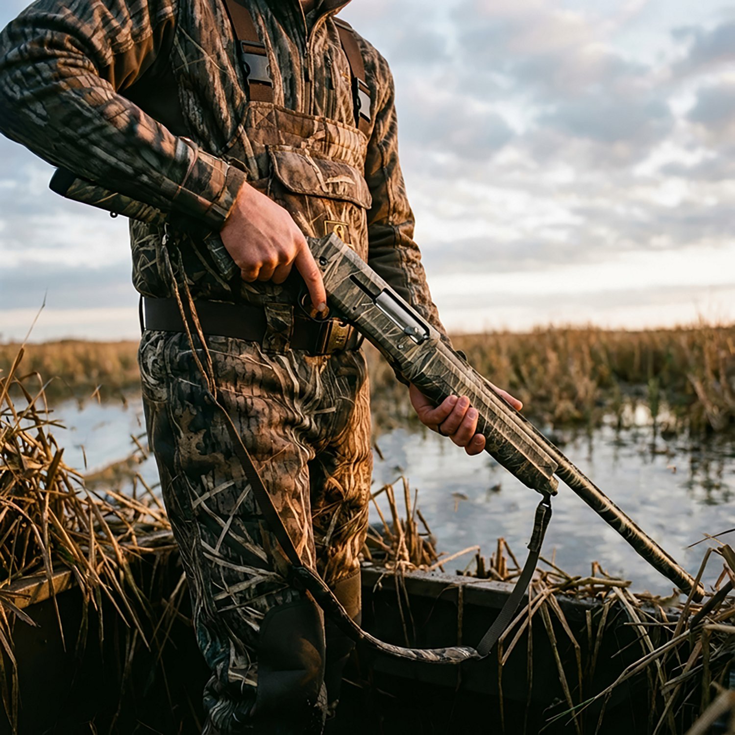 Browning A5 Camo Sweet Sixteen 16 Gauge Semiautomatic Shotgun - view number 3