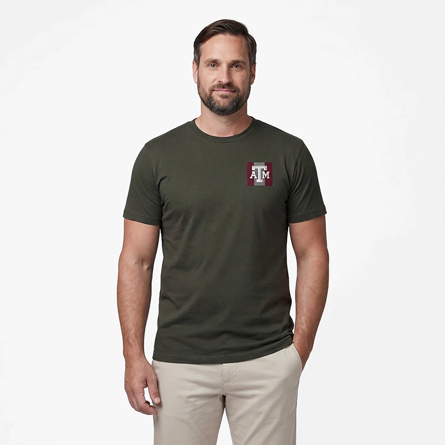 Image One Men's Texas A&M Football Stadium Mascot Ticket DS T-shirt - view number 2