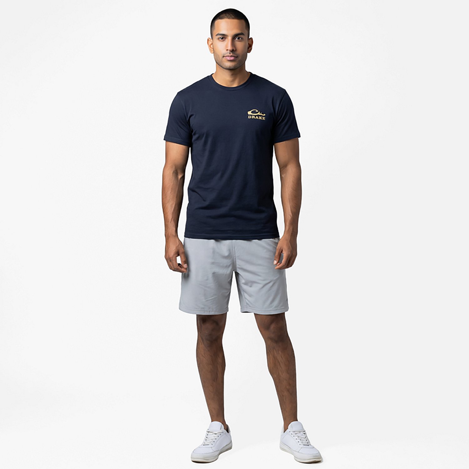 Drake Men's Waterfowl Old School Camo Ducks Graphic T-shirt