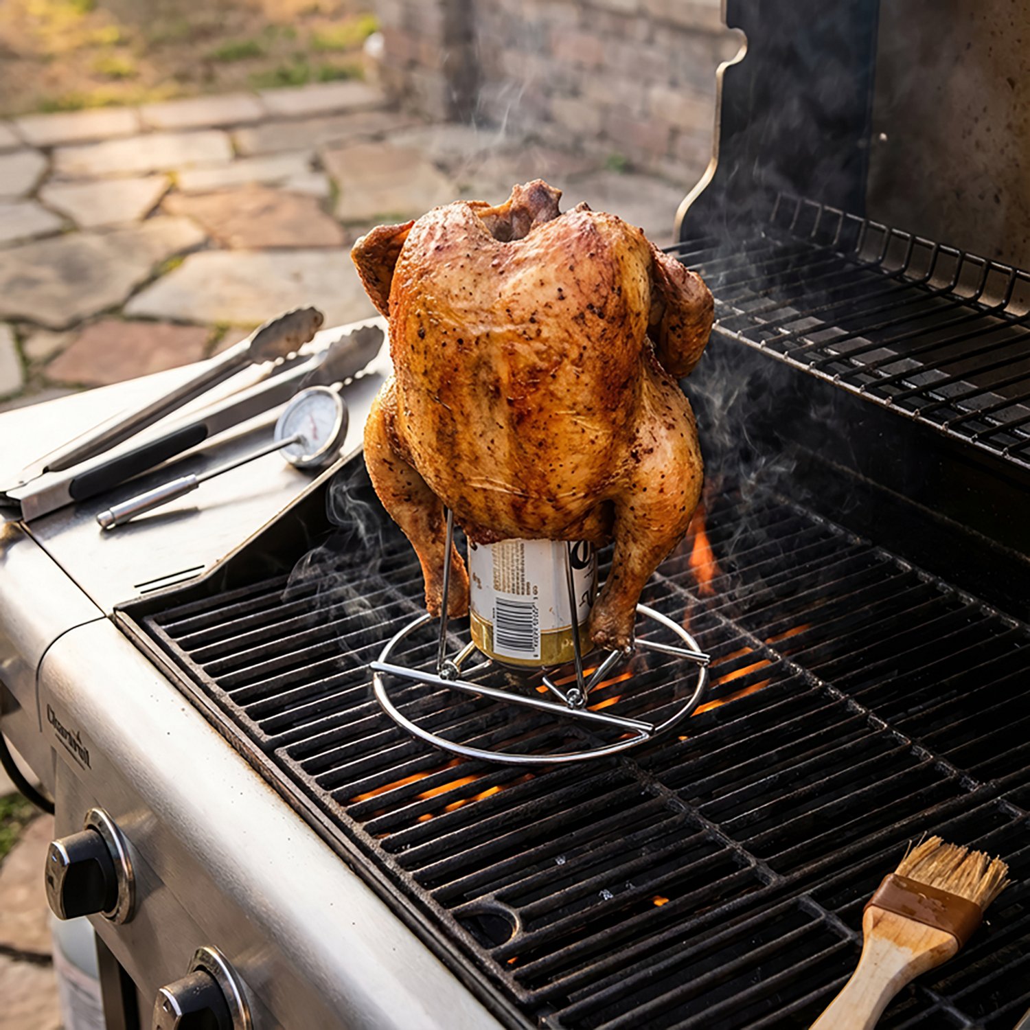 Charbroil Folding Beer Can Chicken Rack - view number 5
