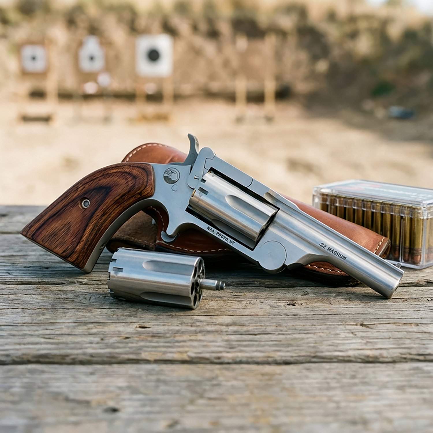 North American Arms Range II Convertible .22 LR/.22 Magnum Revolver - view number 2