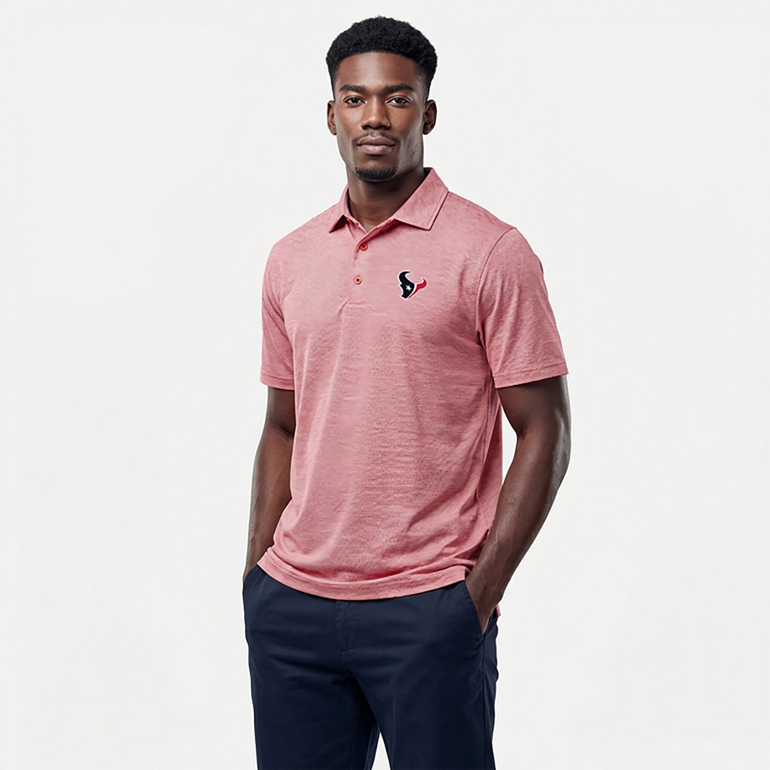 Antigua Men's Texans Pave Polo Shirt - view number 2