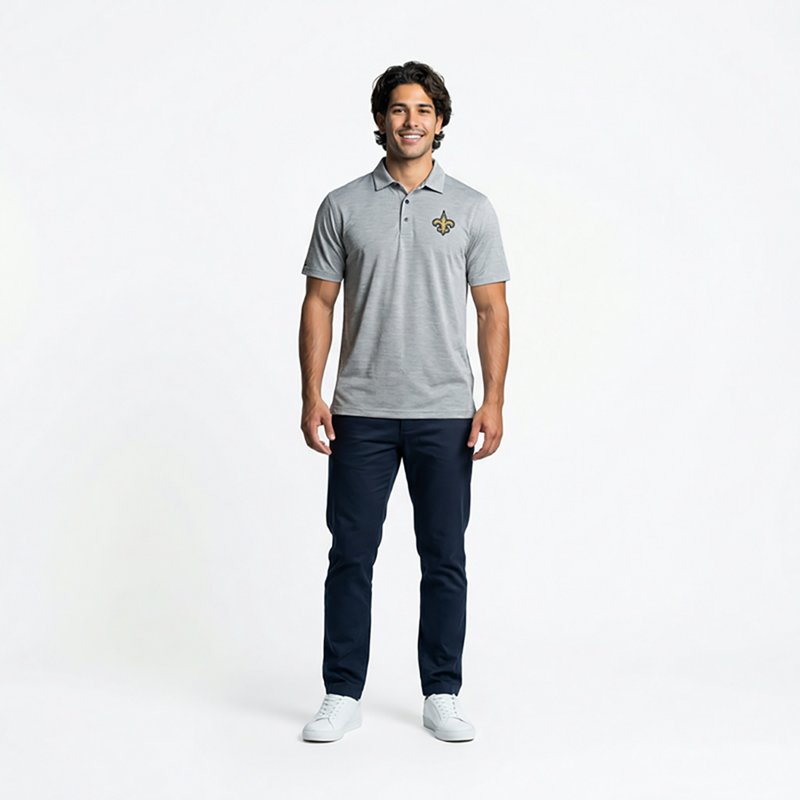 Antigua Men's Saints Pave Polo Shirt
