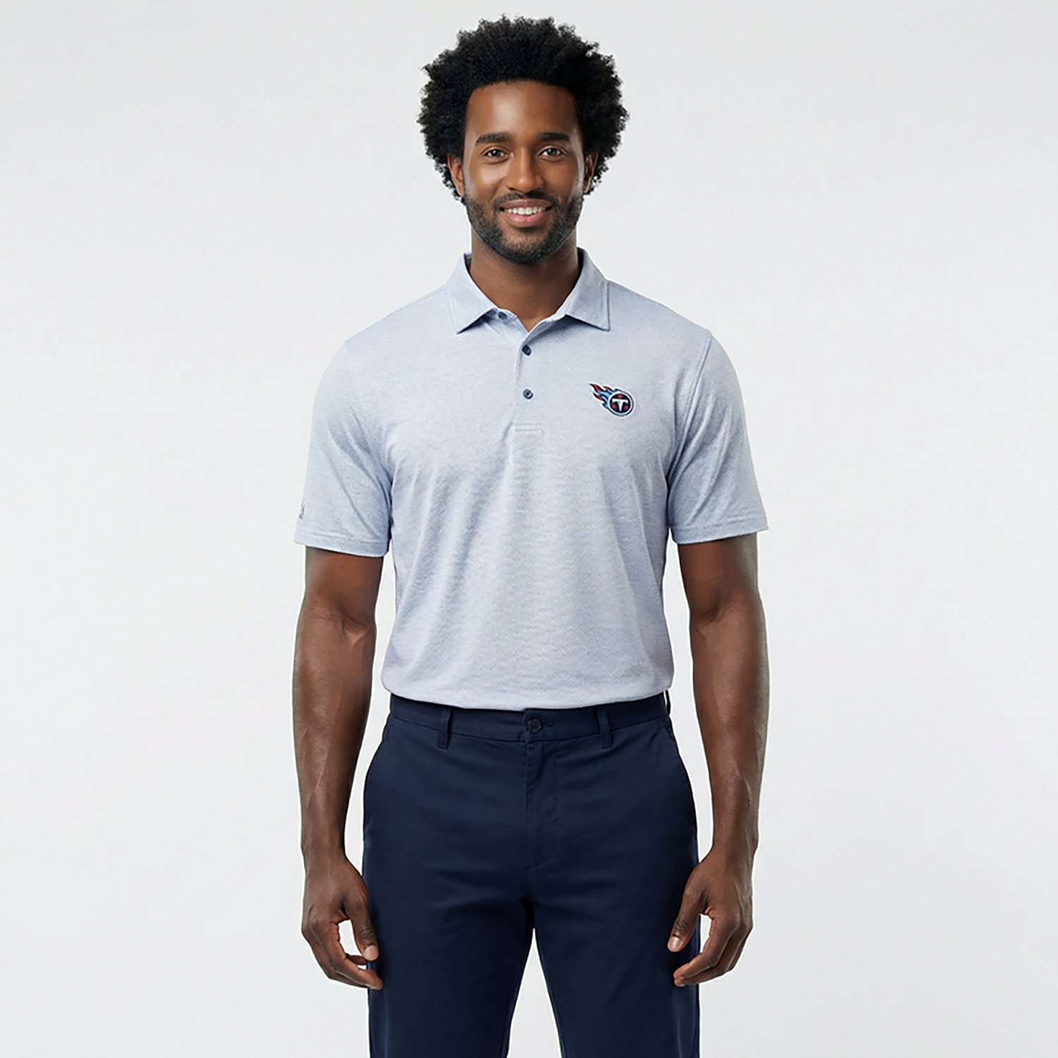 Antigua Men's Titans Pave Polo Shirt - view number 2