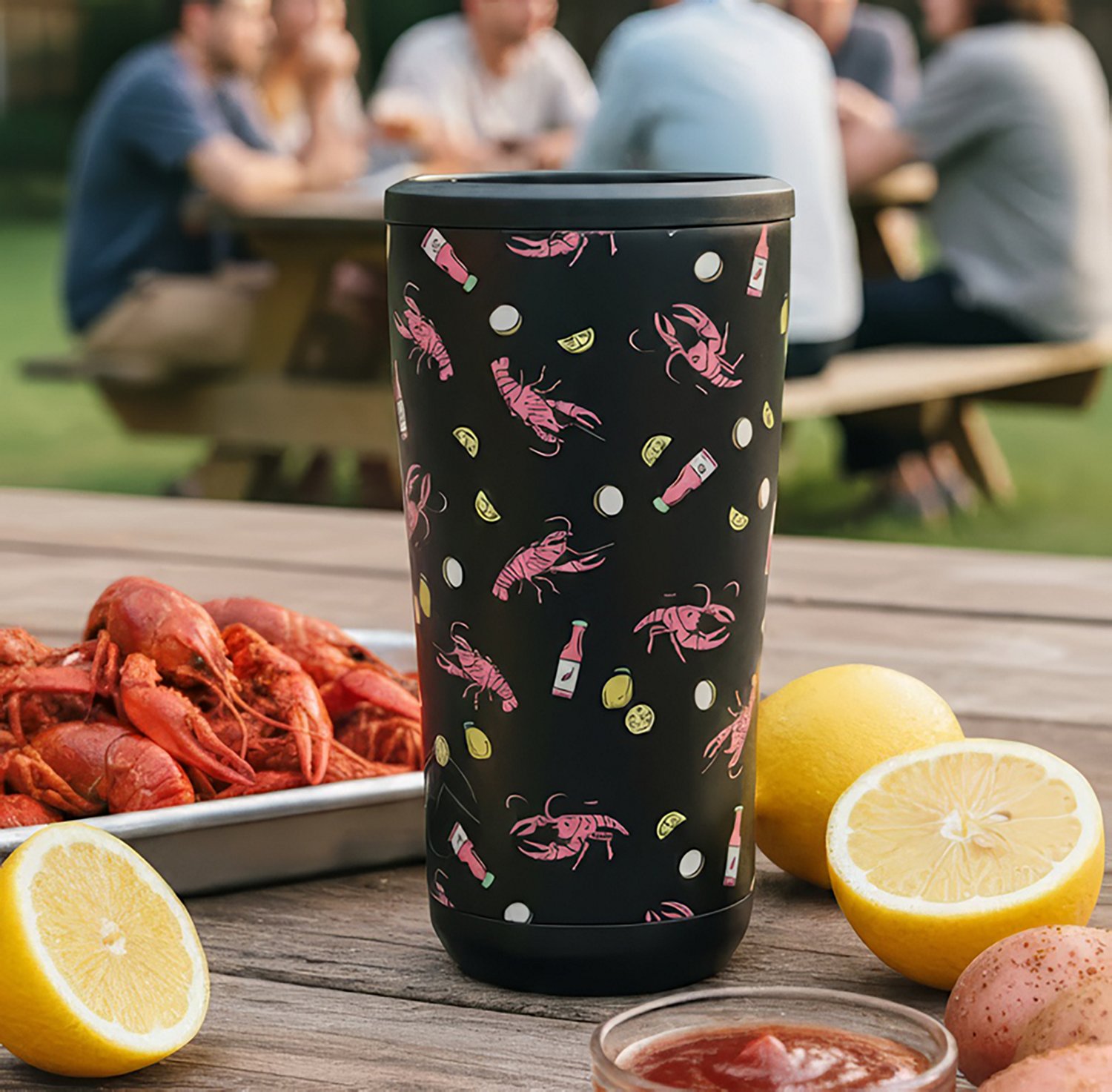 Magellan Outdoors 12 oz Slim Can Holder with Sliding Lid - view number 2
