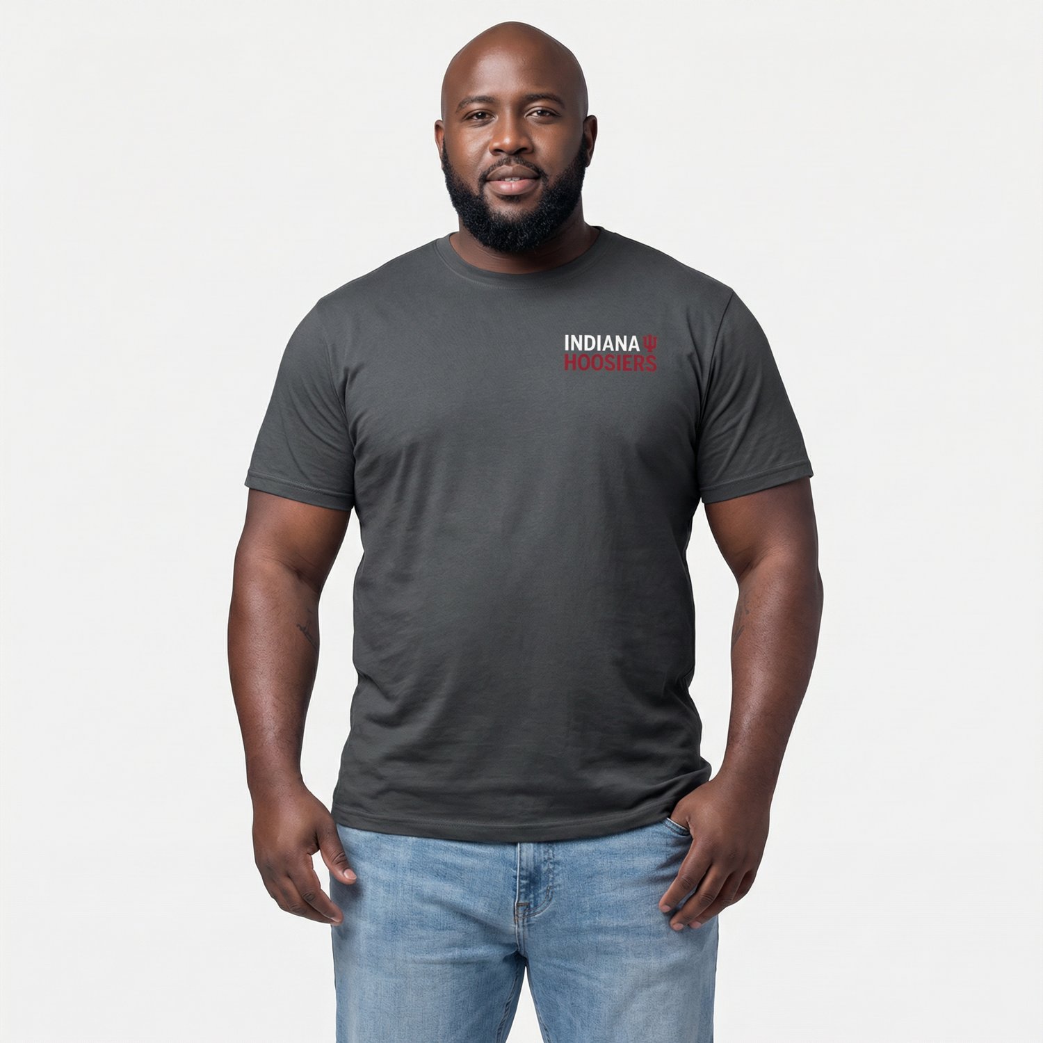 Image One Men's Indiana School Elements Stack DS T-shirt - view number 2