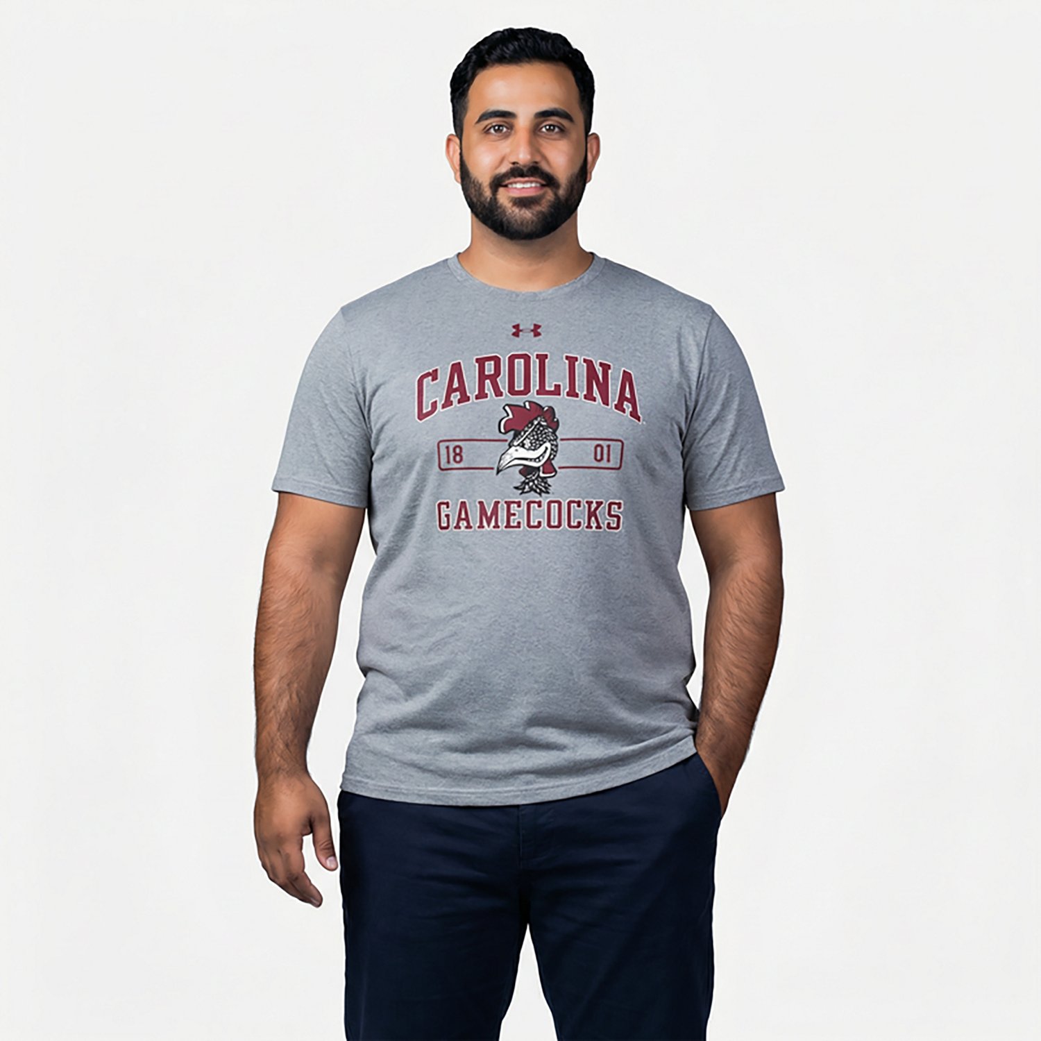 Under Armour Men's South Carolina Arch Over Vault Mascot T-shirt - view number 2