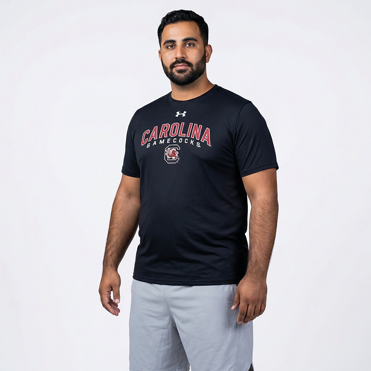 Under Armour Men's South Carolina School Arch Over Primary Logo T-shirt - view number 2