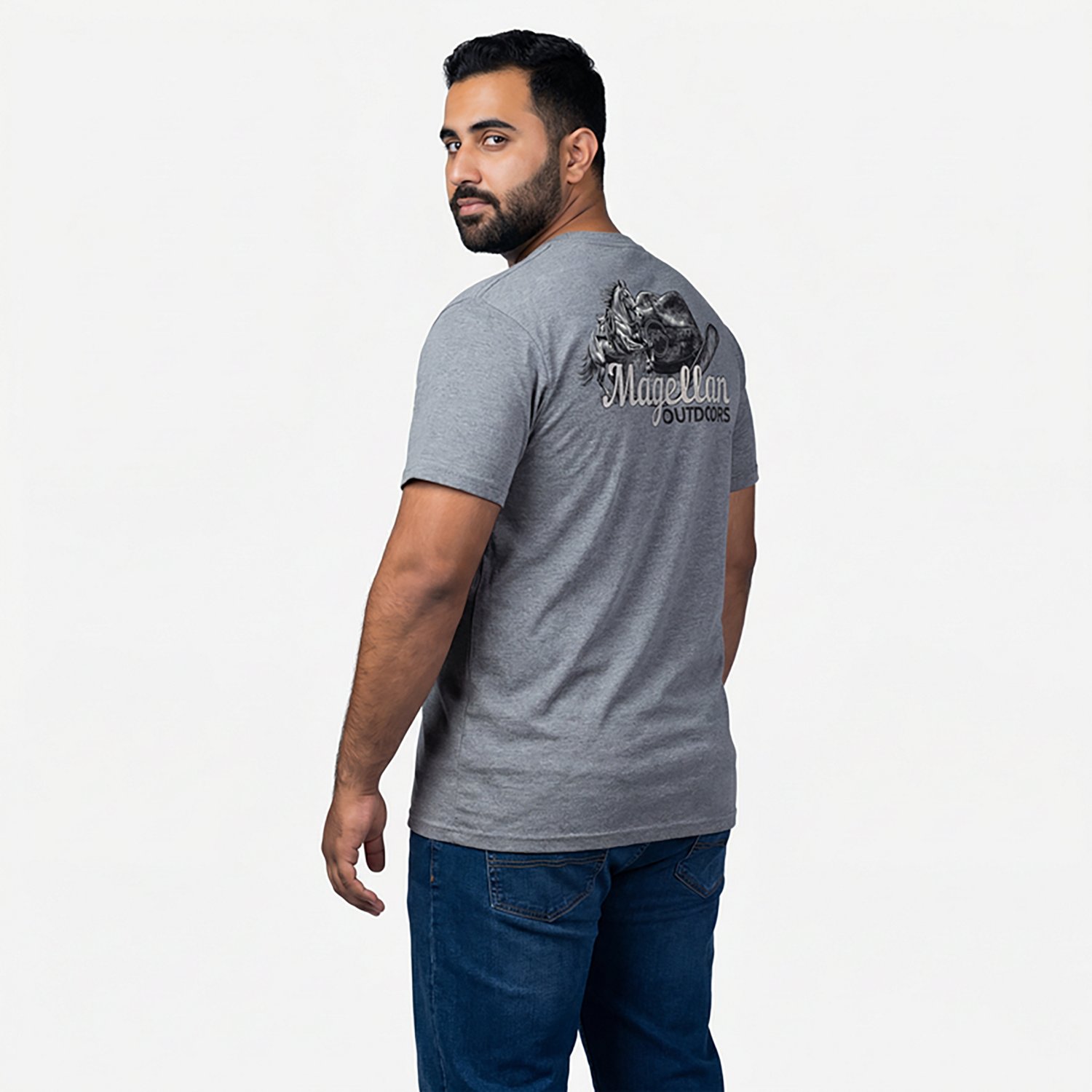 Magellan Outdoors Men's Western Style Short Sleeve T-shirt - view number 2