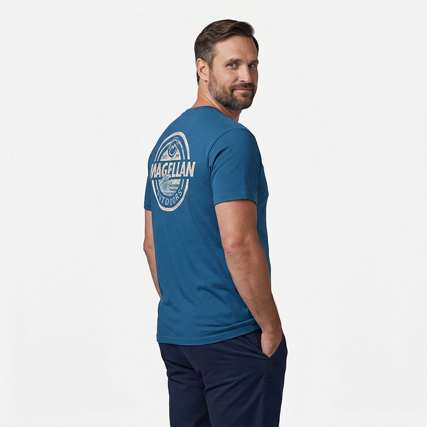 Magellan Outdoors Men's Wave Pool Short Sleeve T-shirt - view number 2