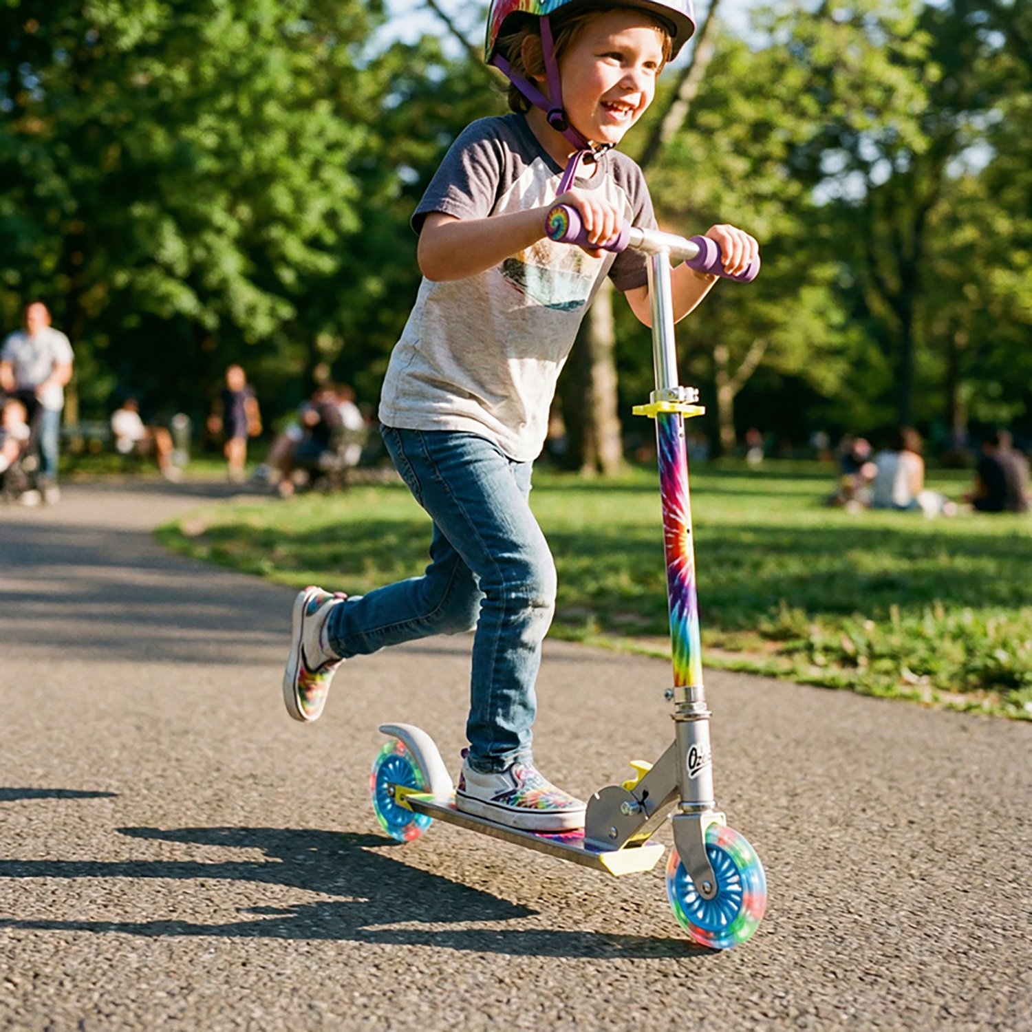 Ozbozz TieDye Foldable Scooter - view number 8