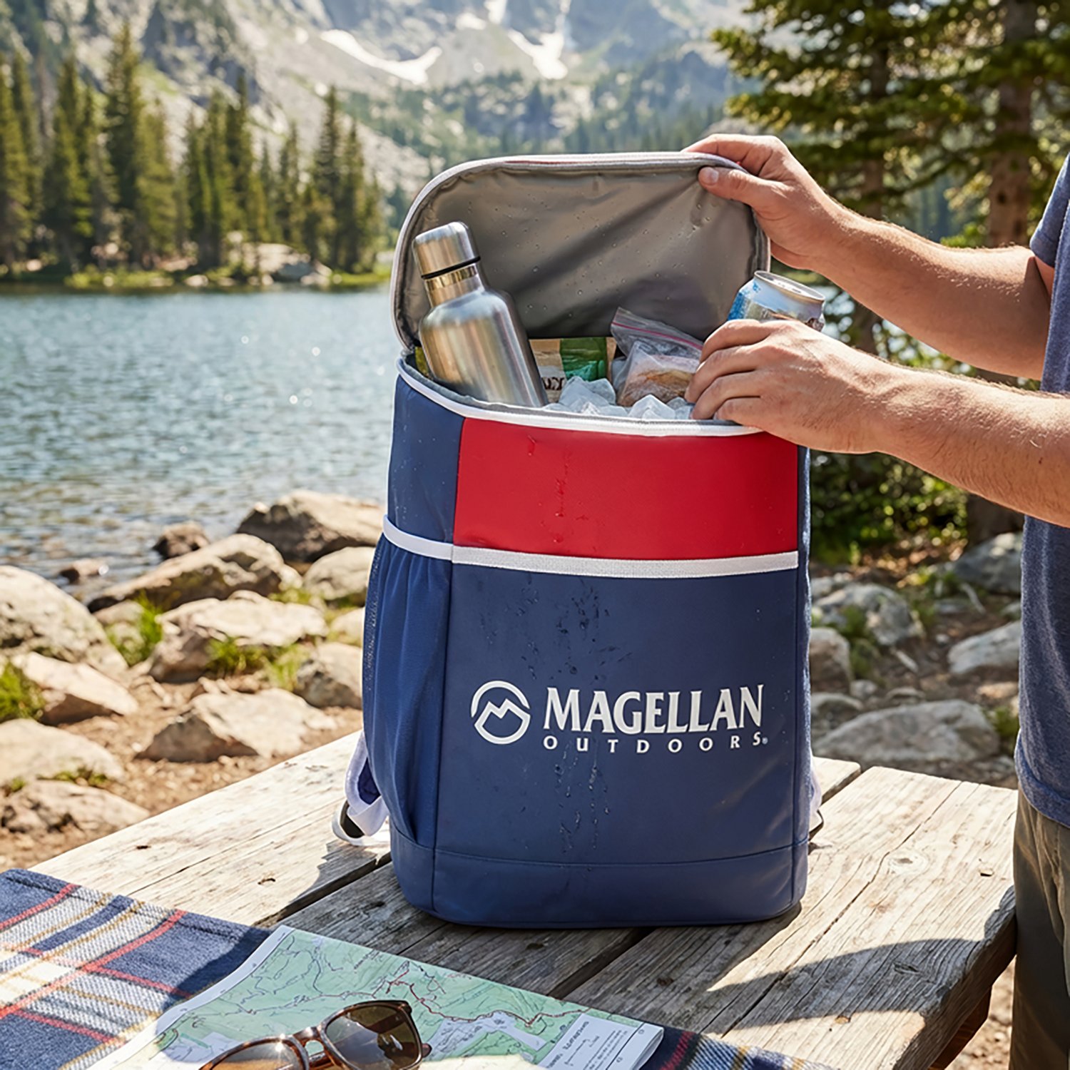 Magellan Outdoors Americana Portable 18-Can Backpack Cooler - view number 4