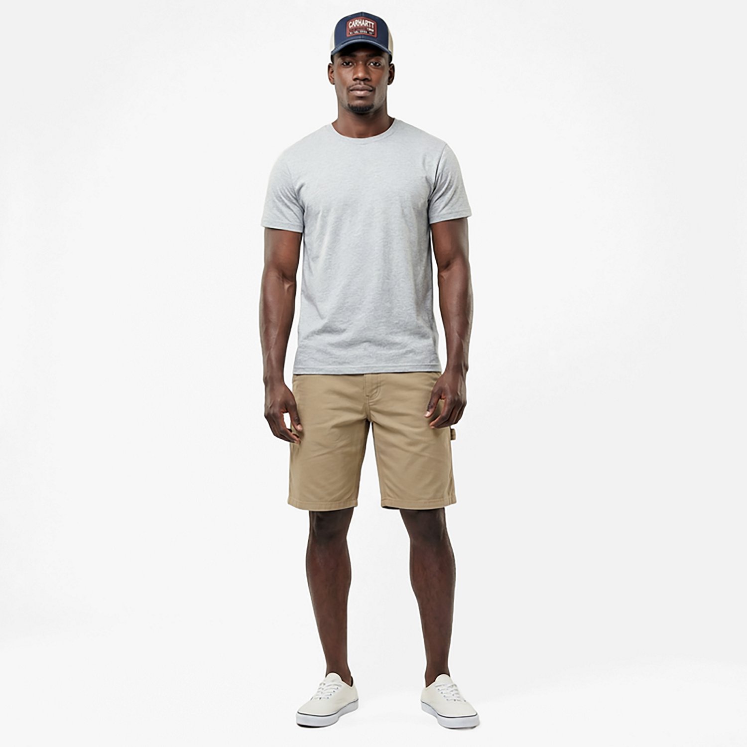 Carhartt Men's Canvas Mesh-Back Workwear Patch Cap