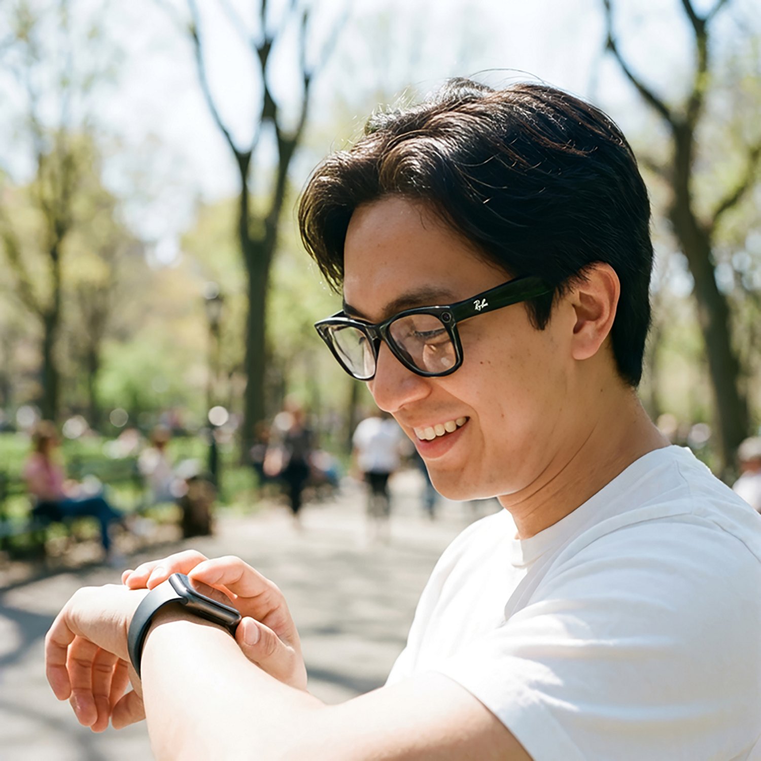 Ray-Ban Wayfarer Meta Gen 2 Wide Sunglasses - view number 7