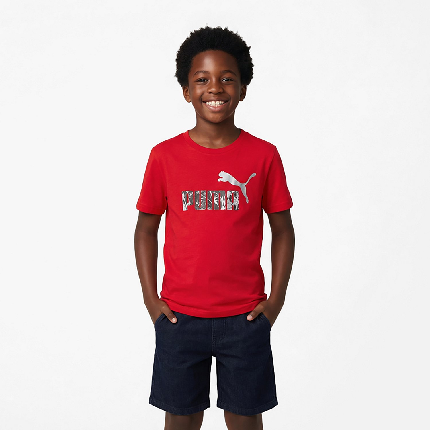PUMA Boys’ Cotton Jersey GFX T-shirt - view number 2