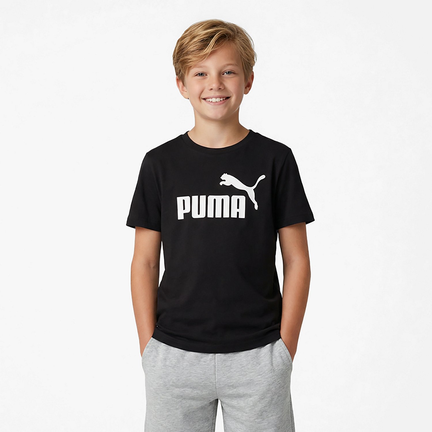PUMA Boys’ PS Foundations T-shirt - view number 2