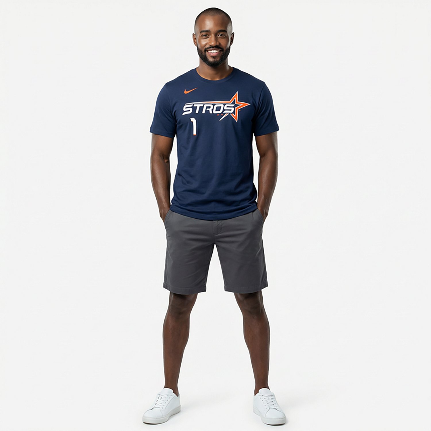 Nike Men's Astros Correa Fuse City Connect N&N T-shirt - view number 2