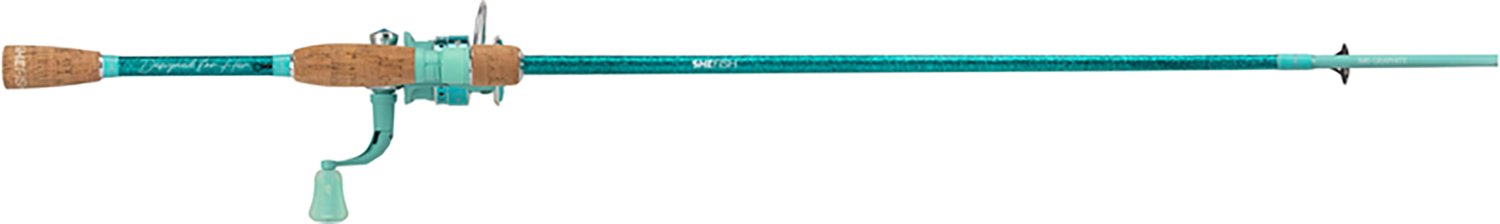 SheFish Sparkle Elite 6 ft 6 in M Teal Spinning Combo - view number 4