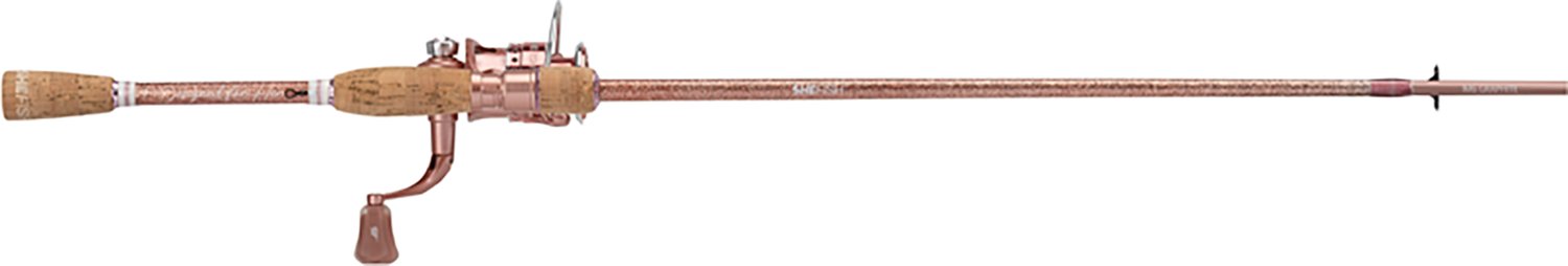 SheFish Sparkle Elite 6 ft 6 in M Rose Gold Spinning Combo - view number 4