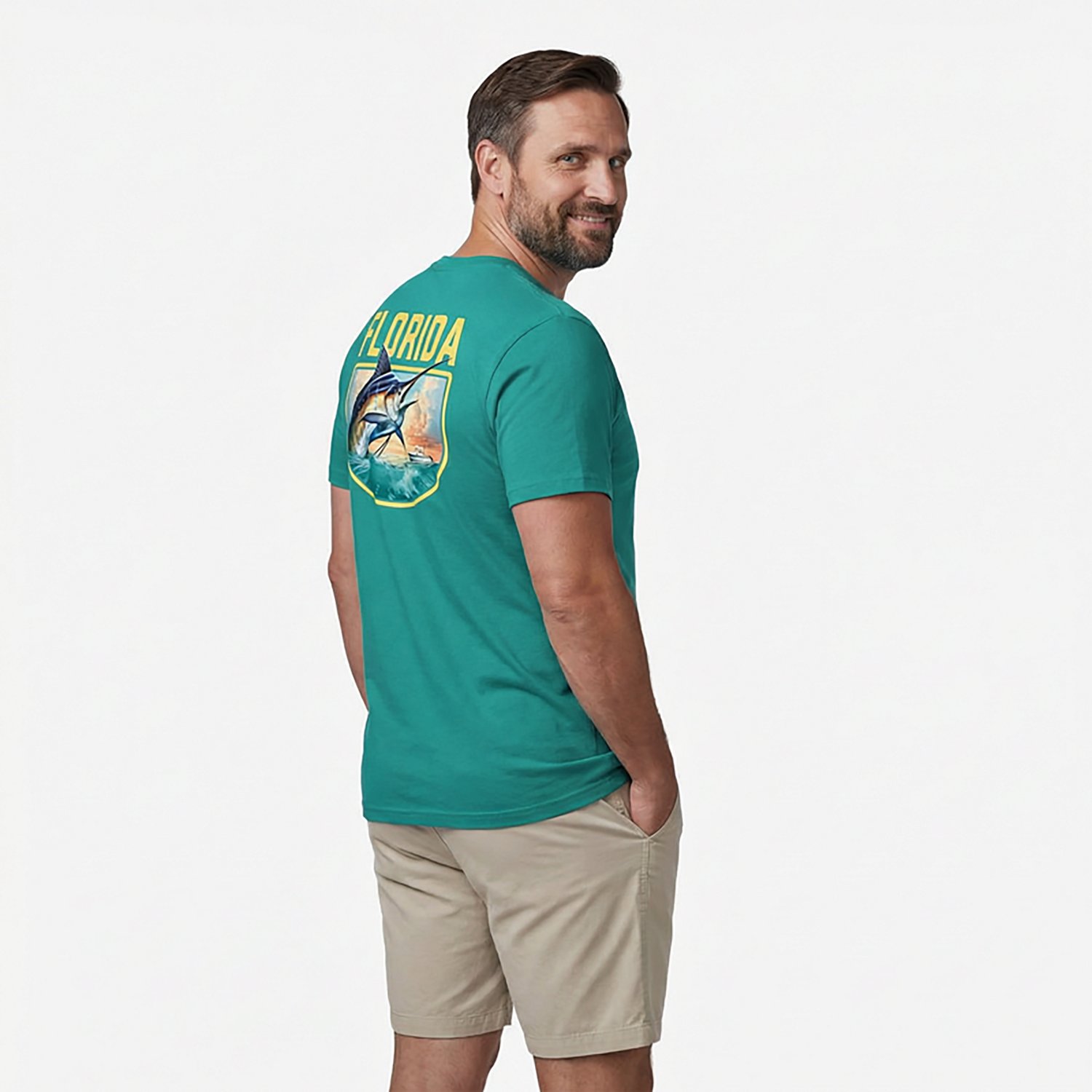 Magellan Outdoors Men's Florida Catch State Graphic T-shirt - view number 2