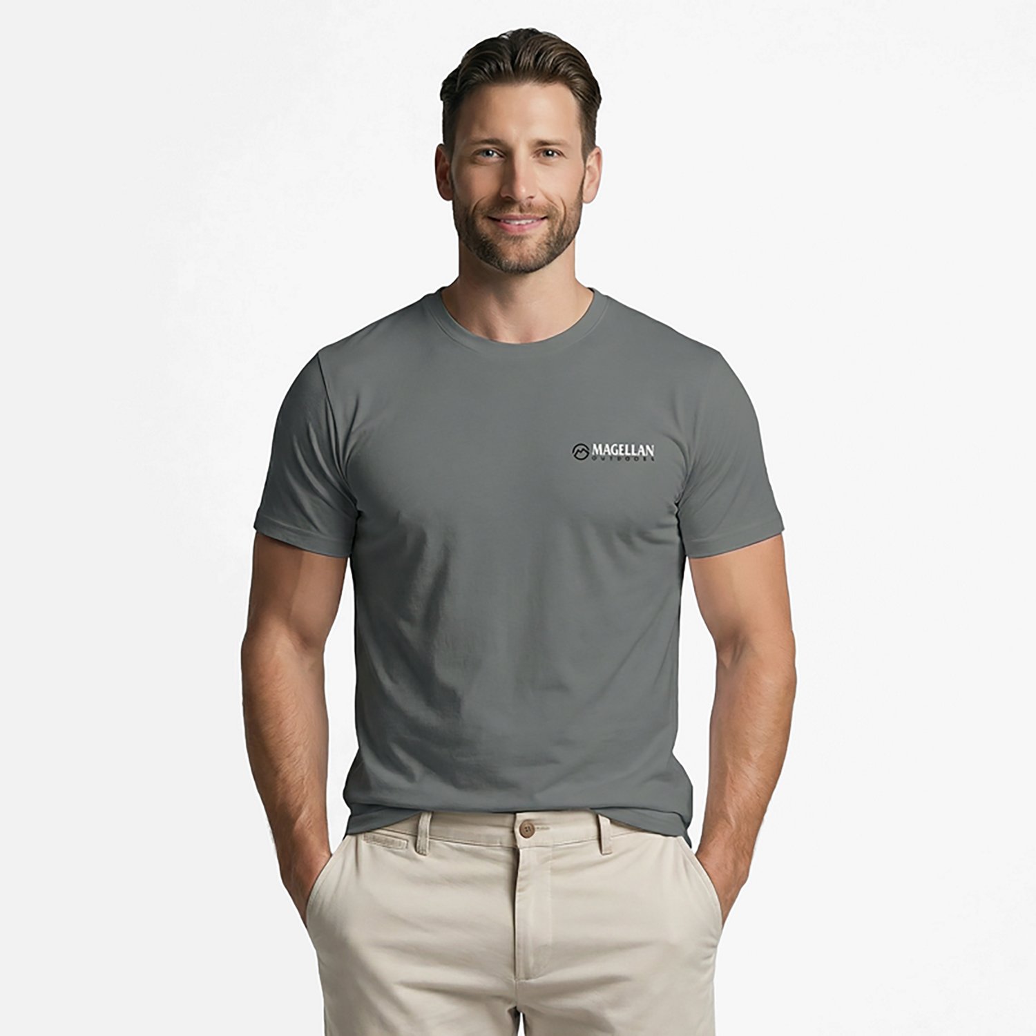 Magellan Outdoors Men's Georgia Bass Overlap State Graphic T-shirt - view number 2