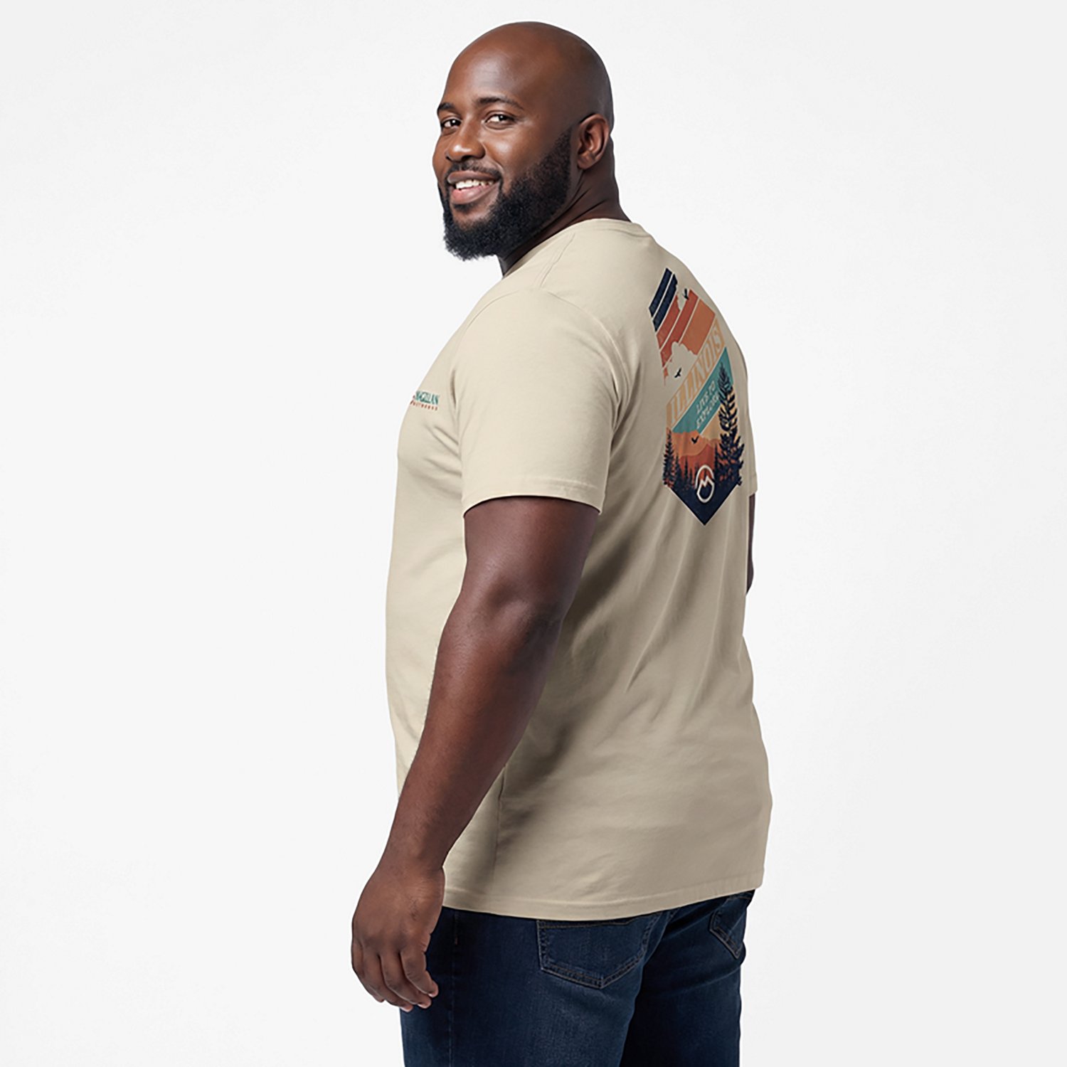 Magellan Outdoors Men's Illinois Badge Zonal State Graphic T-shirt - view number 2
