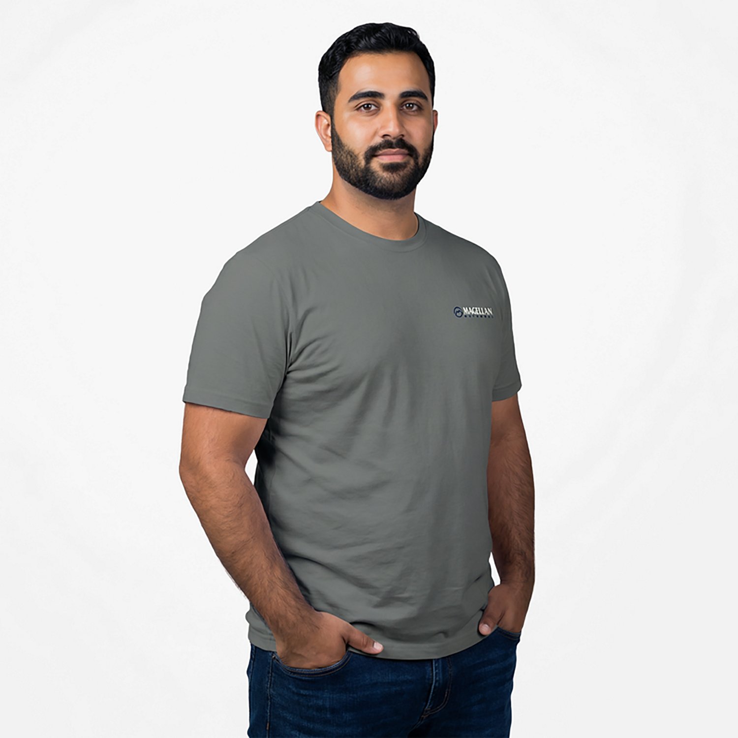 Magellan Outdoors Men's Kansas Bass Overlap State Graphic T-shirt - view number 2