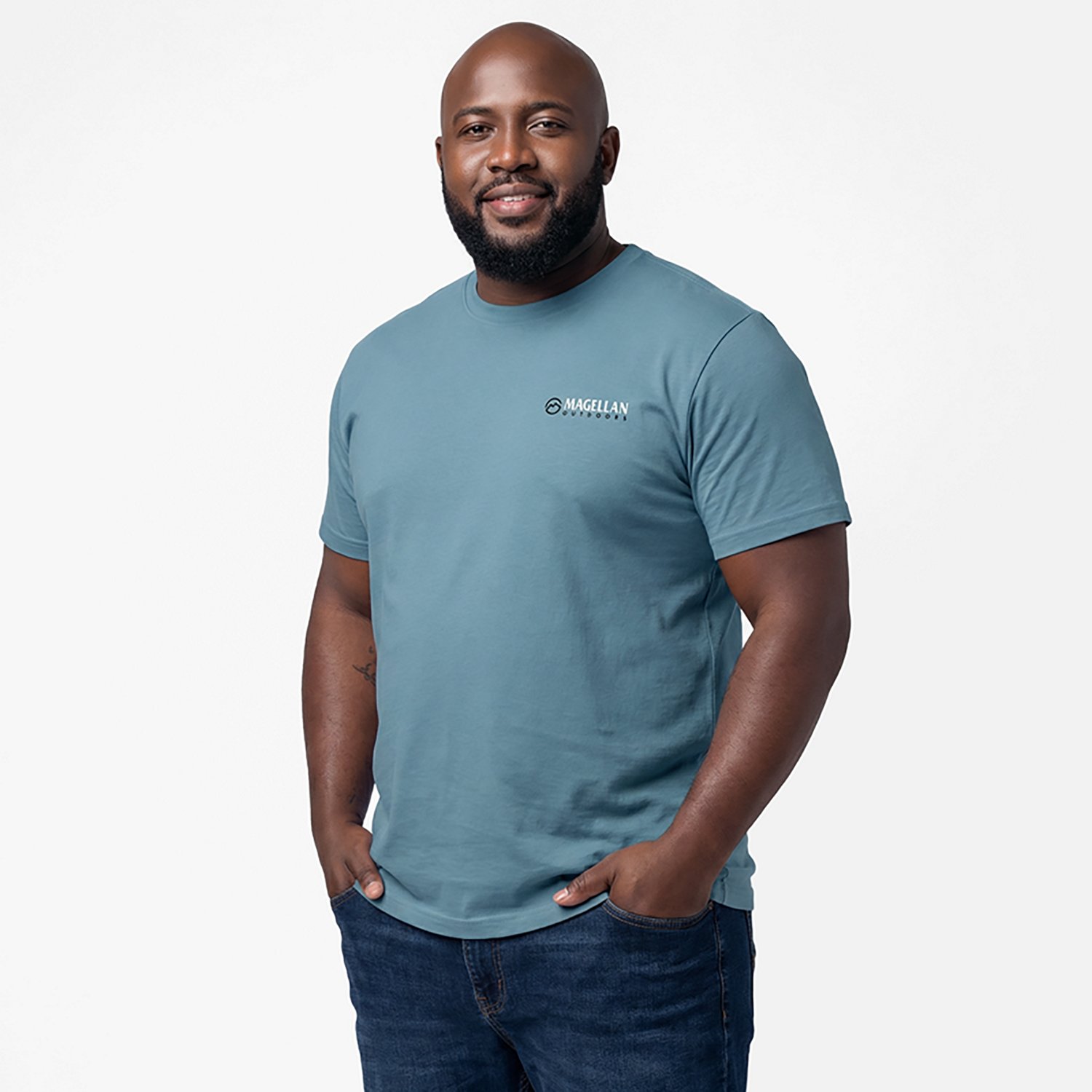 Magellan Outdoors Men's Mississippi In the Back State T-shirt - view number 2