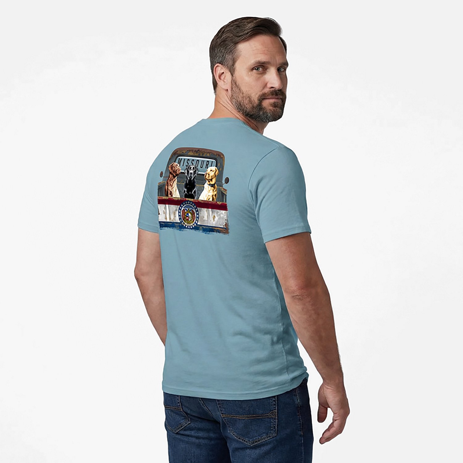 Magellan Outdoors Men's Missouri In the Back State T-shirt - view number 2