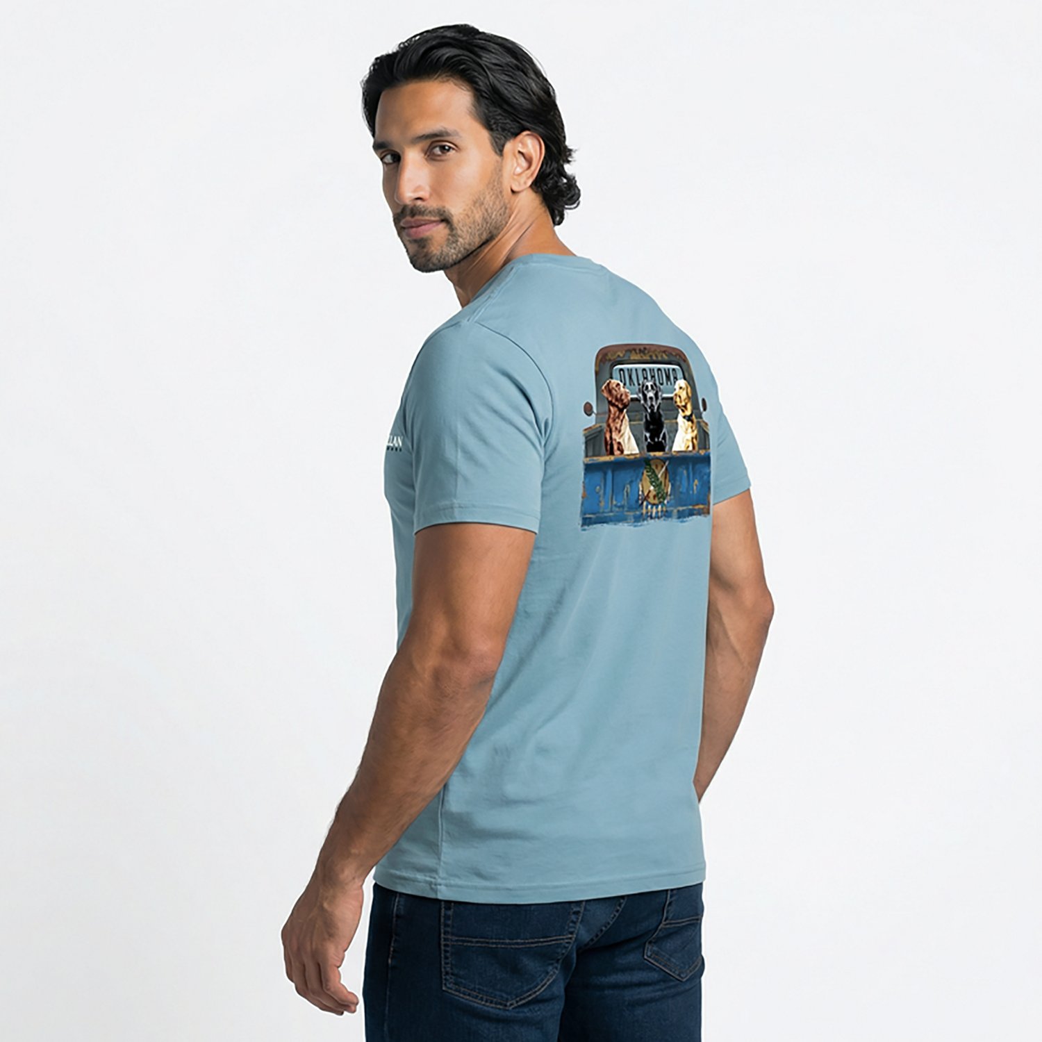 Magellan Outdoors Men's Oklahoma In the Back State T-shirt - view number 2