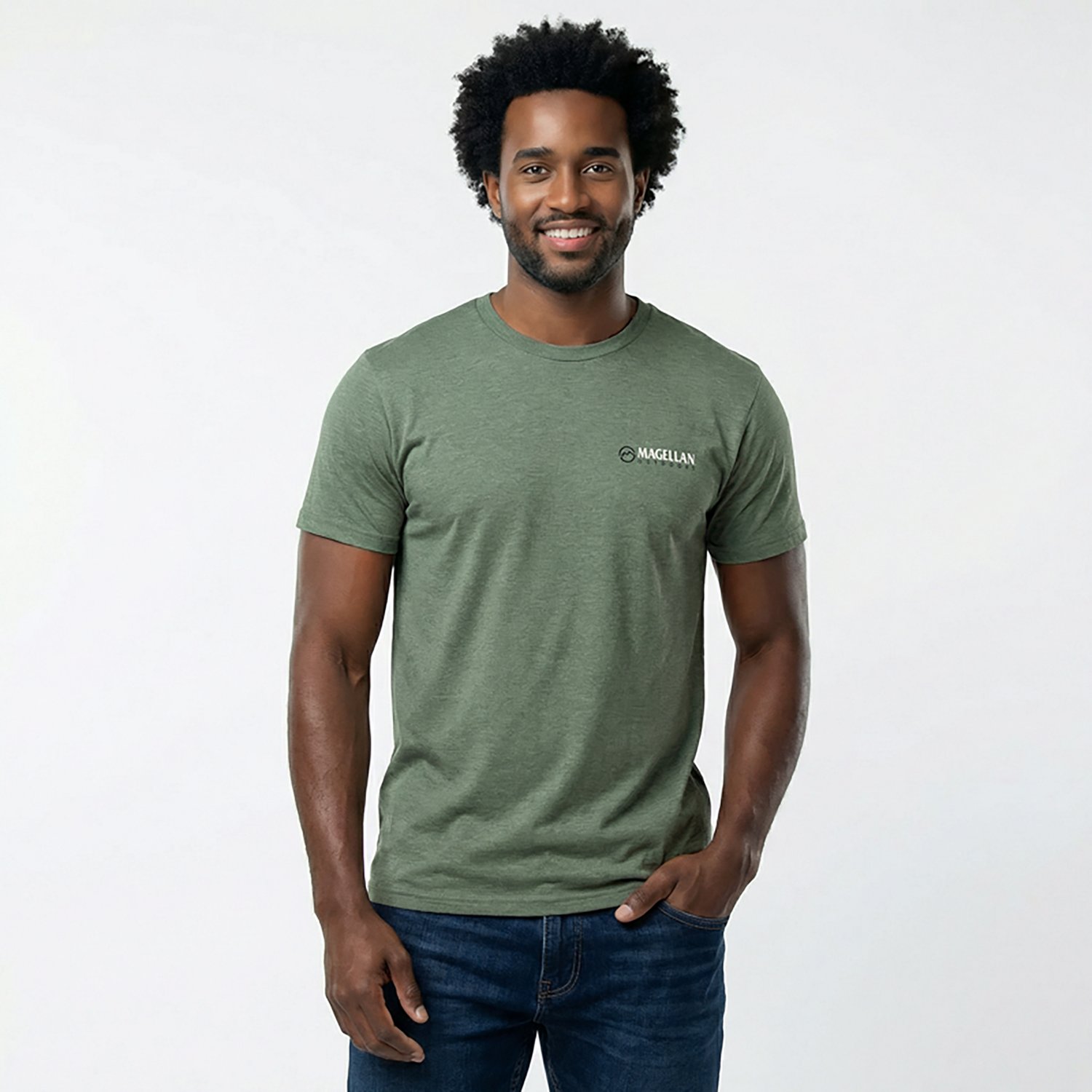 Magellan Outdoors Men's Oklahoma Deer Open Air State T-shirt - view number 2