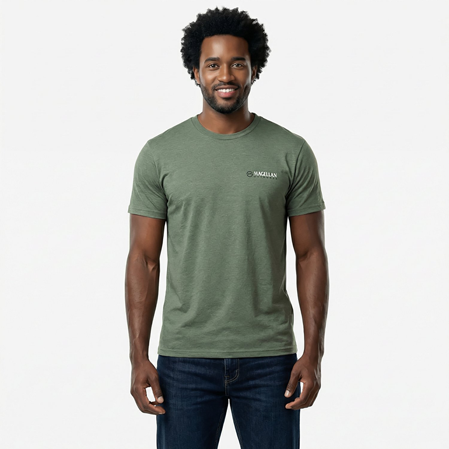 Magellan Outdoors Men’s AR Deer Open Air State T-Shirt - view number 2