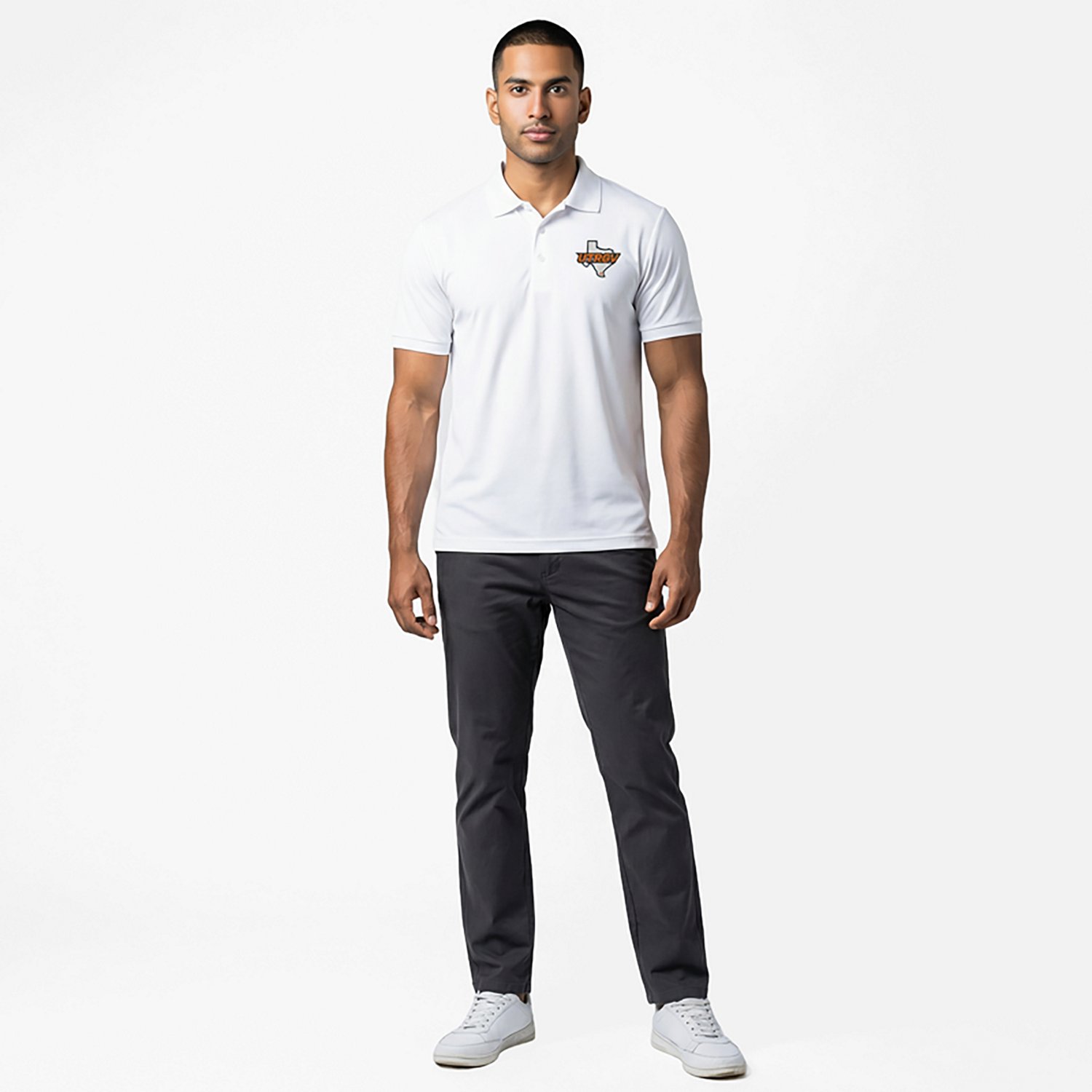 Antigua Men's University of Texas Rio Grande Valley Vaqueros Legacy Pique Polo Shirt