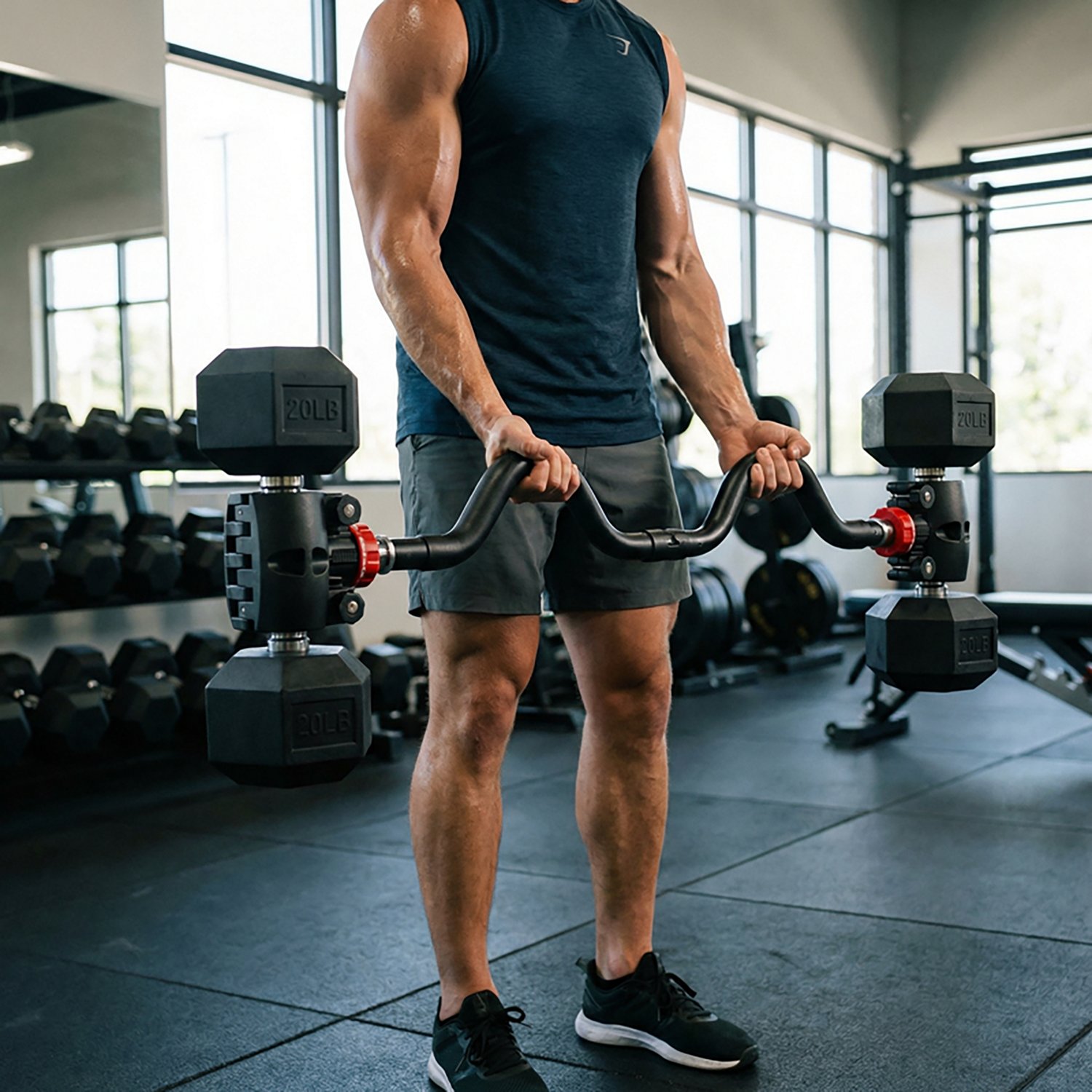 PRCTZ Modular Weight Training Arm Curl Bar Adapter - view number 8