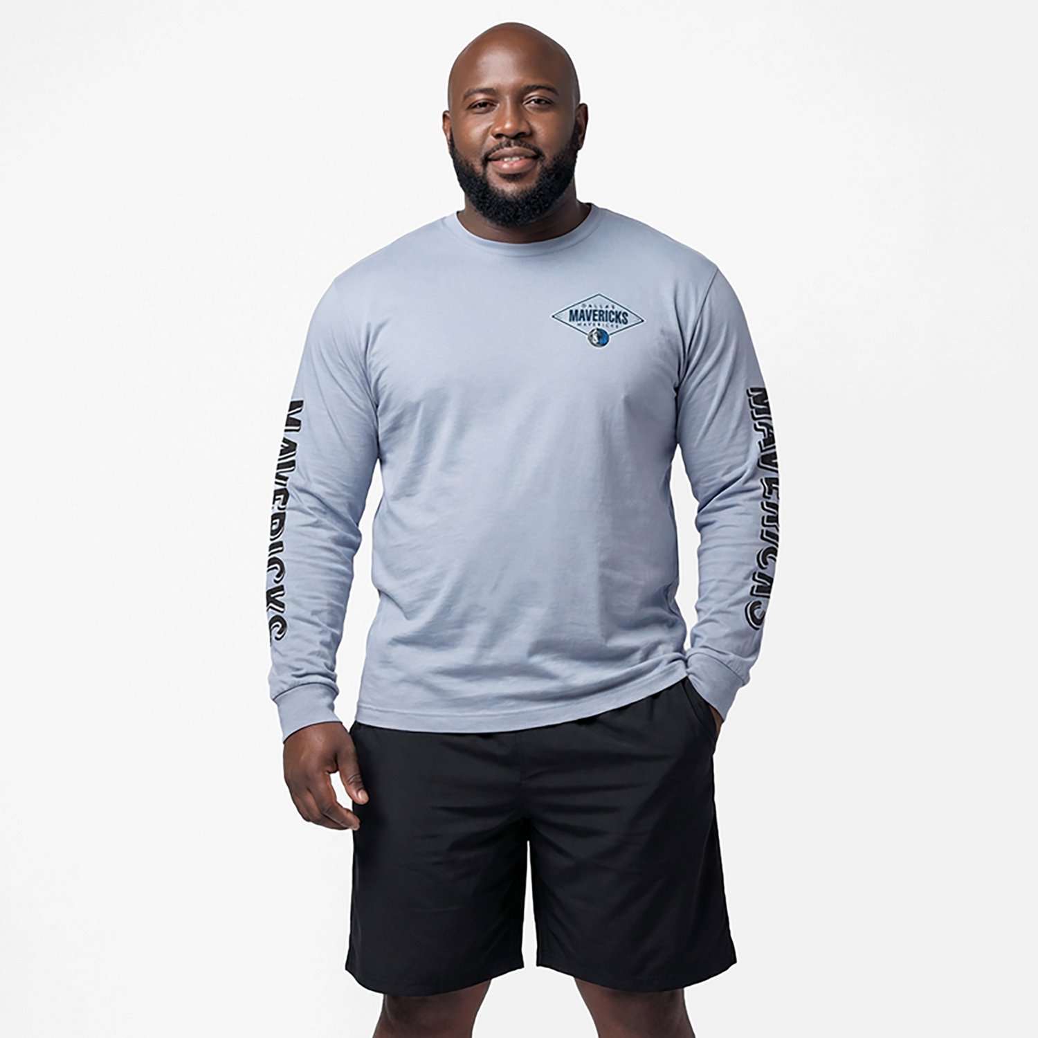 47 Brands Men's Dallas Mavericks Cairn Ravine Foundation Long Sleeve T-shirt - view number 2