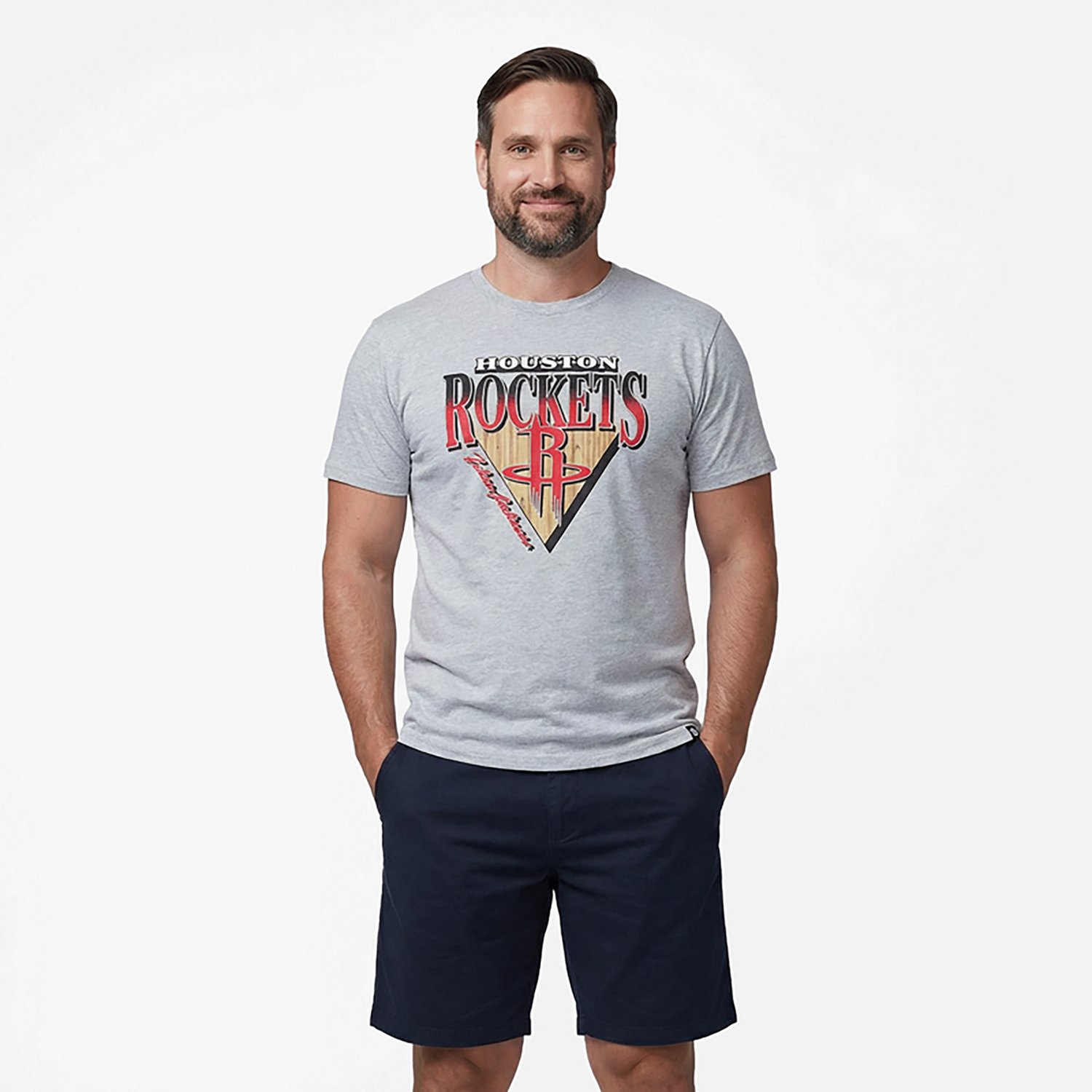 ‘47 Houston Rockets Men’s Court Speed Franklin T-shirt - view number 2