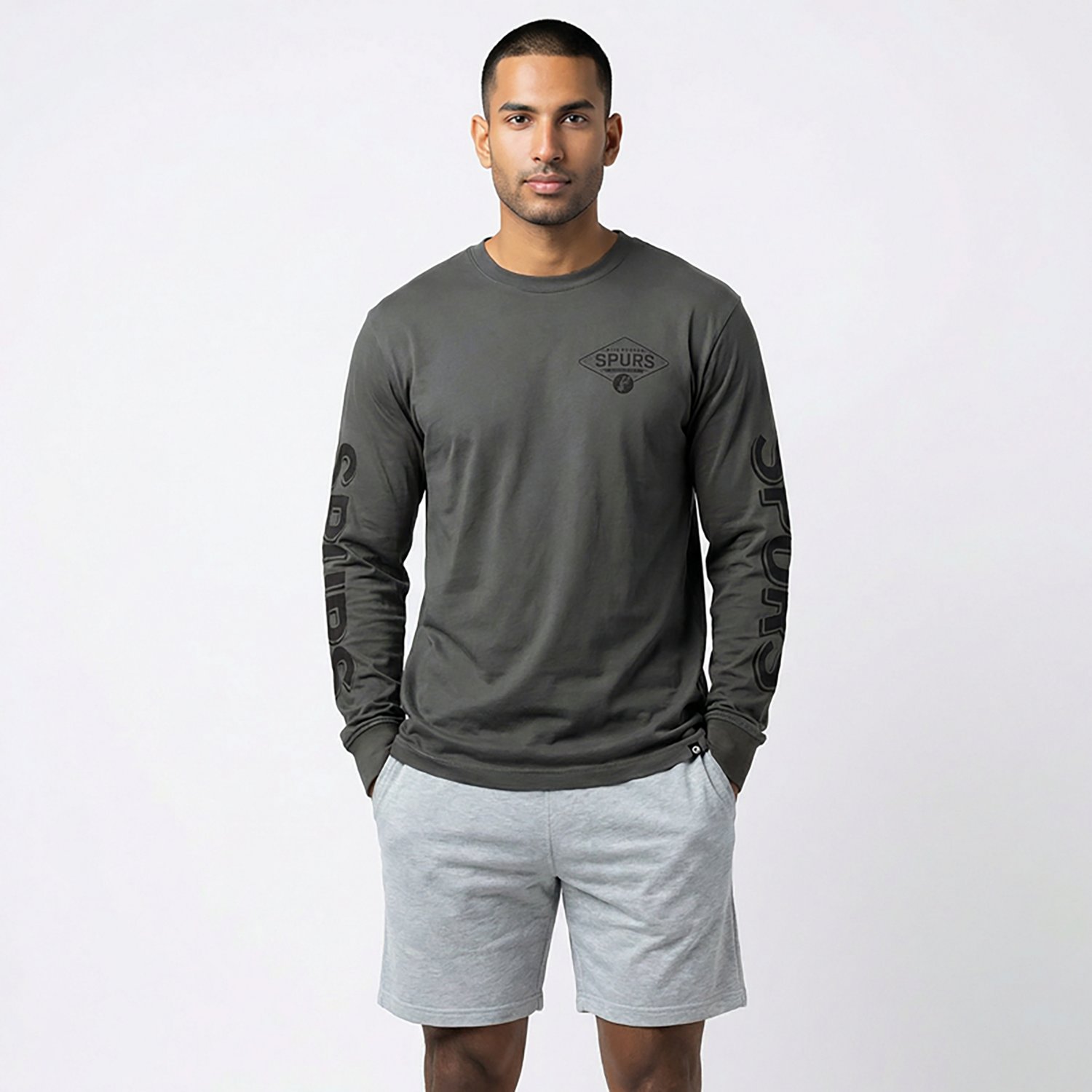 47 Brands Men's San Antonio Spurs Cairn Ravine Foundation Long Sleeve T-shirt - view number 2